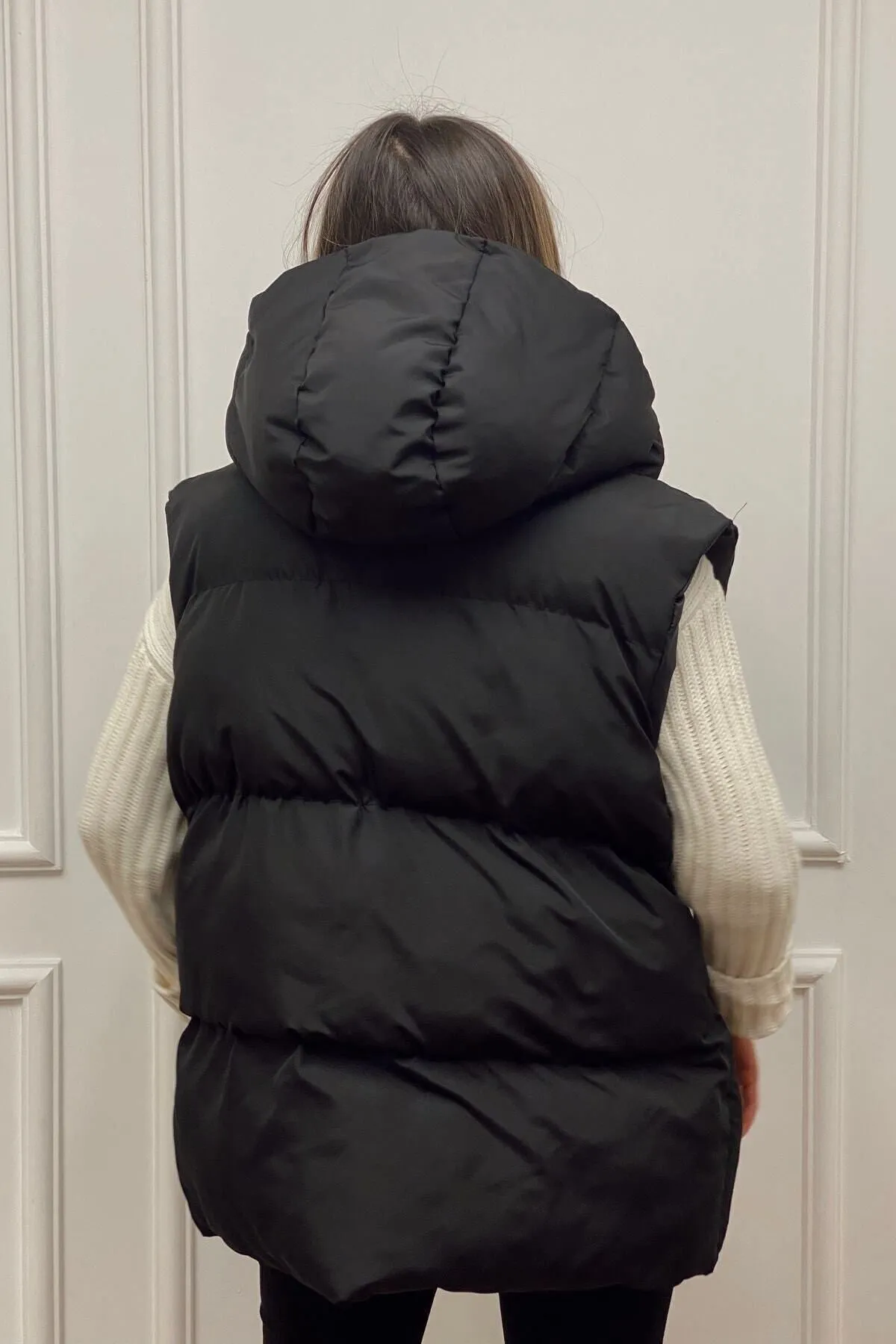 CurcunaShop  Pufferweste mit Kapuze