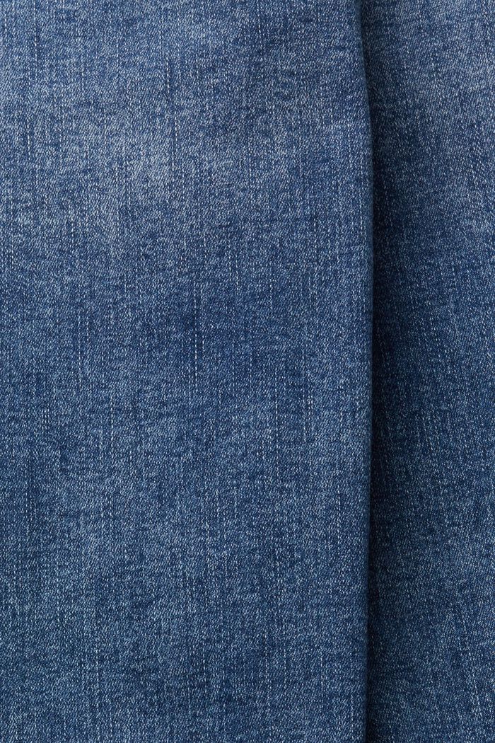 High Rise Jeans mit Washed-Out-Effect