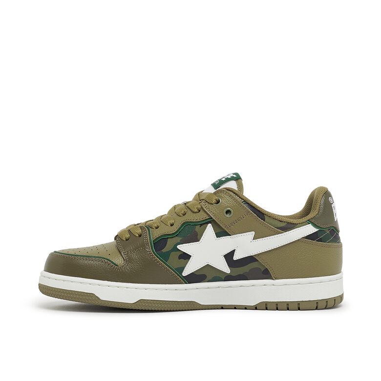 A Bathing Ape Wmns SK8 Sta #4 L olive drab