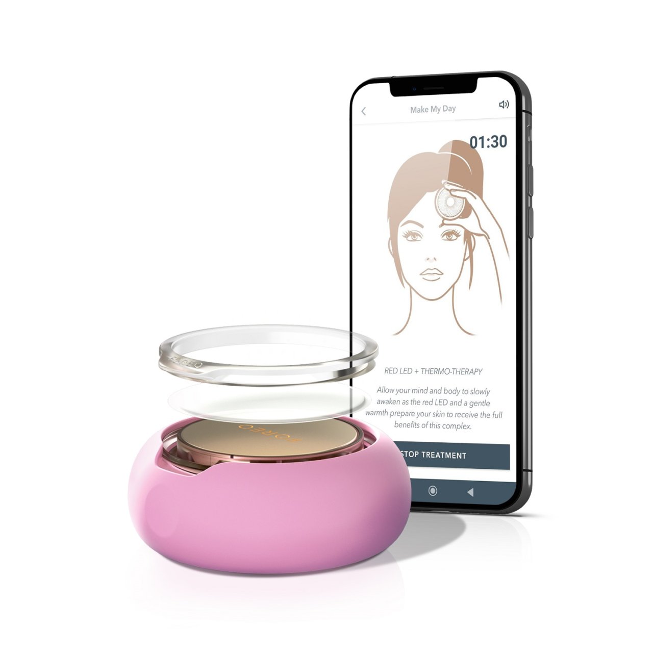 Foreo UFO Mini 2 Intelligente Maskenbehandlung - Pearl Pink