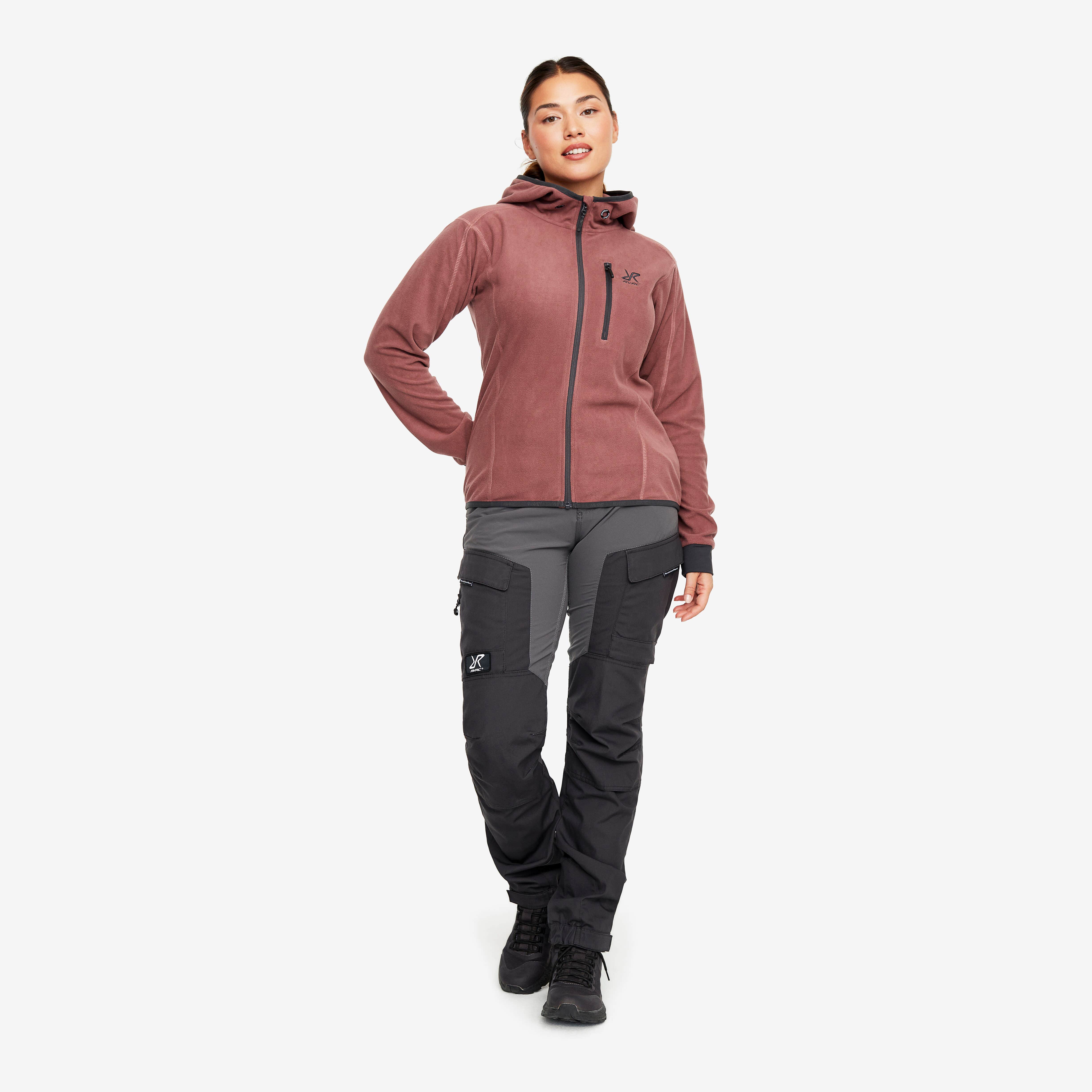 Trekker Hoodie Femme Vintage Rose