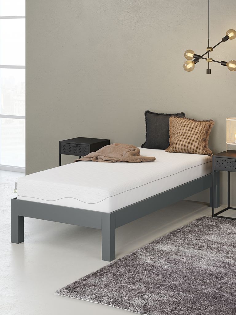 WELLPUR KVITA GF85 gold foam mattress 75x200 WELLPUR KVITA GF85 F white