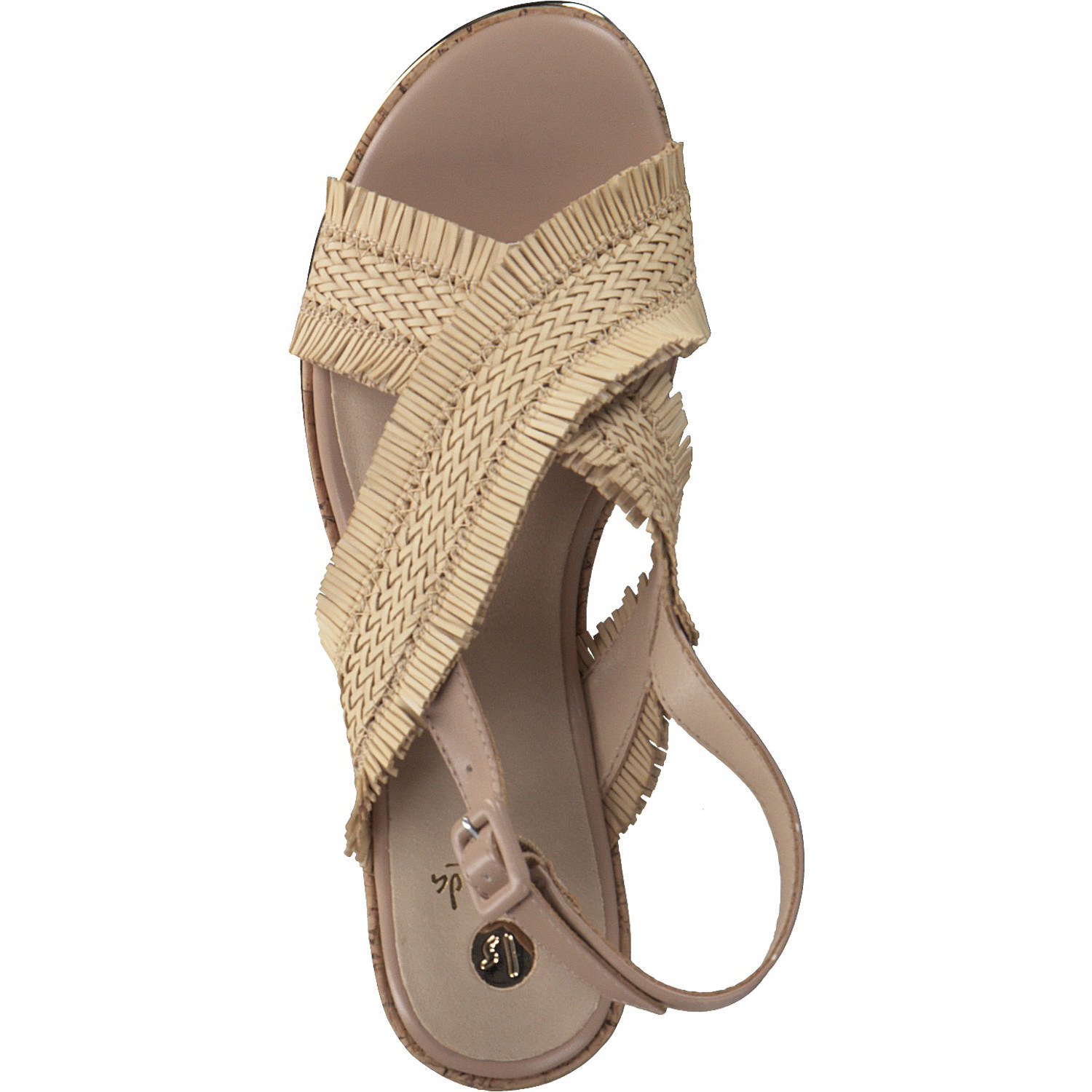 La Strada 2001329, Keilsandaletten, Damen, Beige