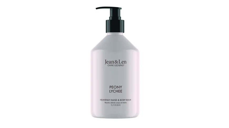 Jean&Len Hand & Body Balm Peony/Lychee 500 ml