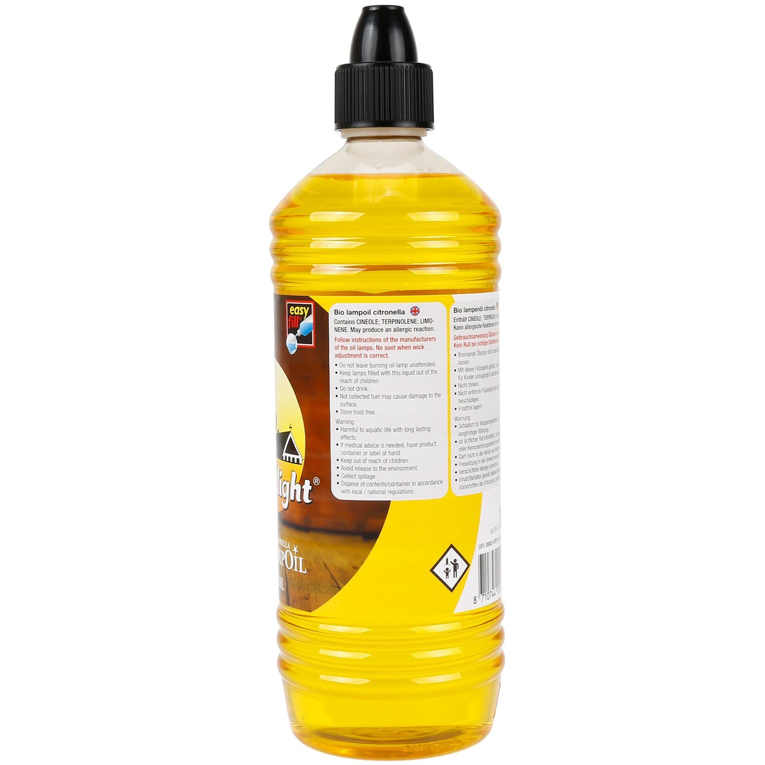 HEKERS Lampenöl Citronella Bio Lampenöl in 1-3-6-12 Liter, 1 l