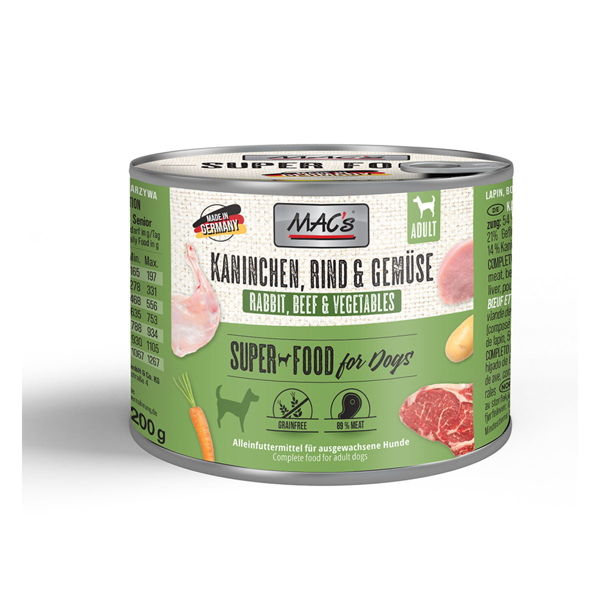 MAC's Dog Kaninchen, Rind und Gemüse günstig kaufen bei ZooRoyal