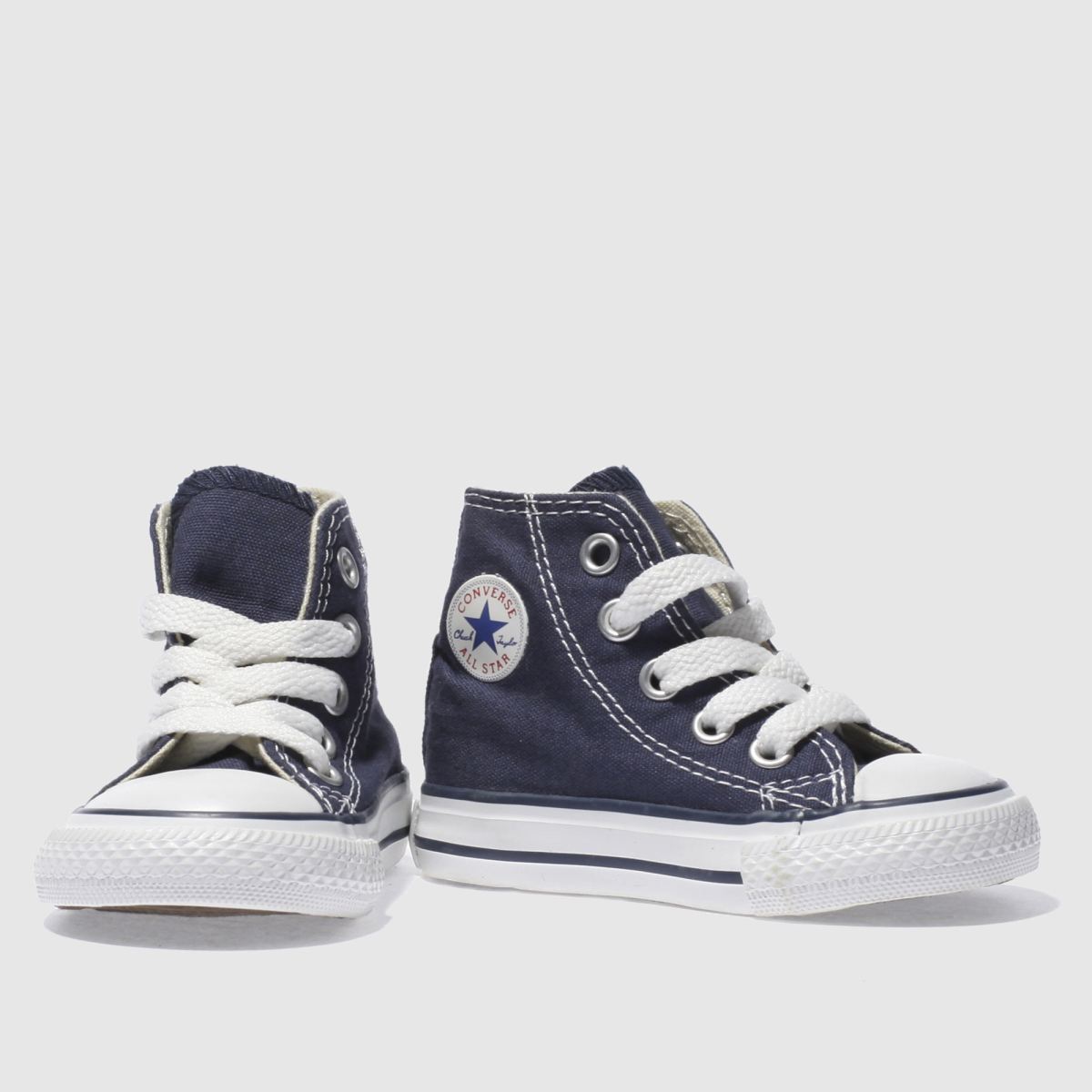 Converse marinblå All Star Hi-skor för småbarn