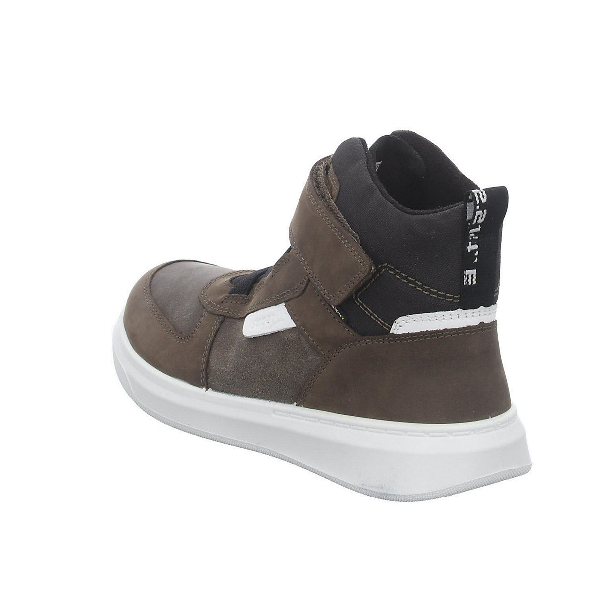 Jungen Schnürhalbschuhe Cosmo Boots Kinderschuhe Lederkombination uni Outdoorschuhe
