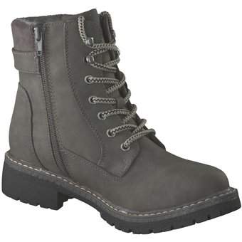 Via della Rosa Schnür Boots in grau