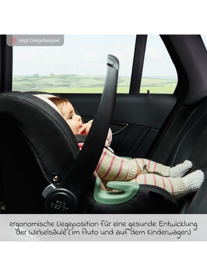 ABC-Design Babyschale Tulip (Autositz Gruppe 0  / i-Size) in grau günstig kaufen onesize