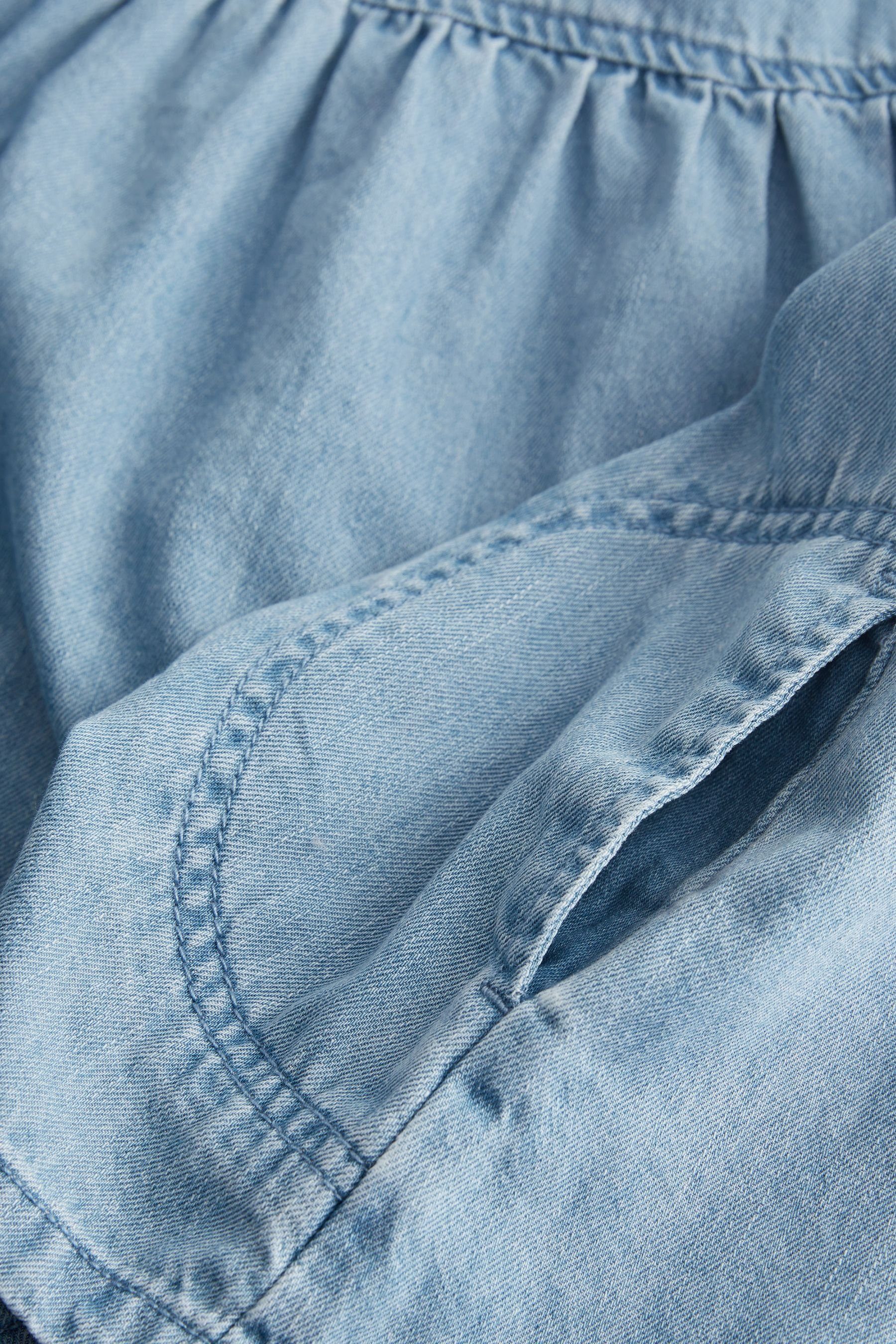 Next Jeanskleid Relaxed Fit Baumwollkleid (1-tlg)