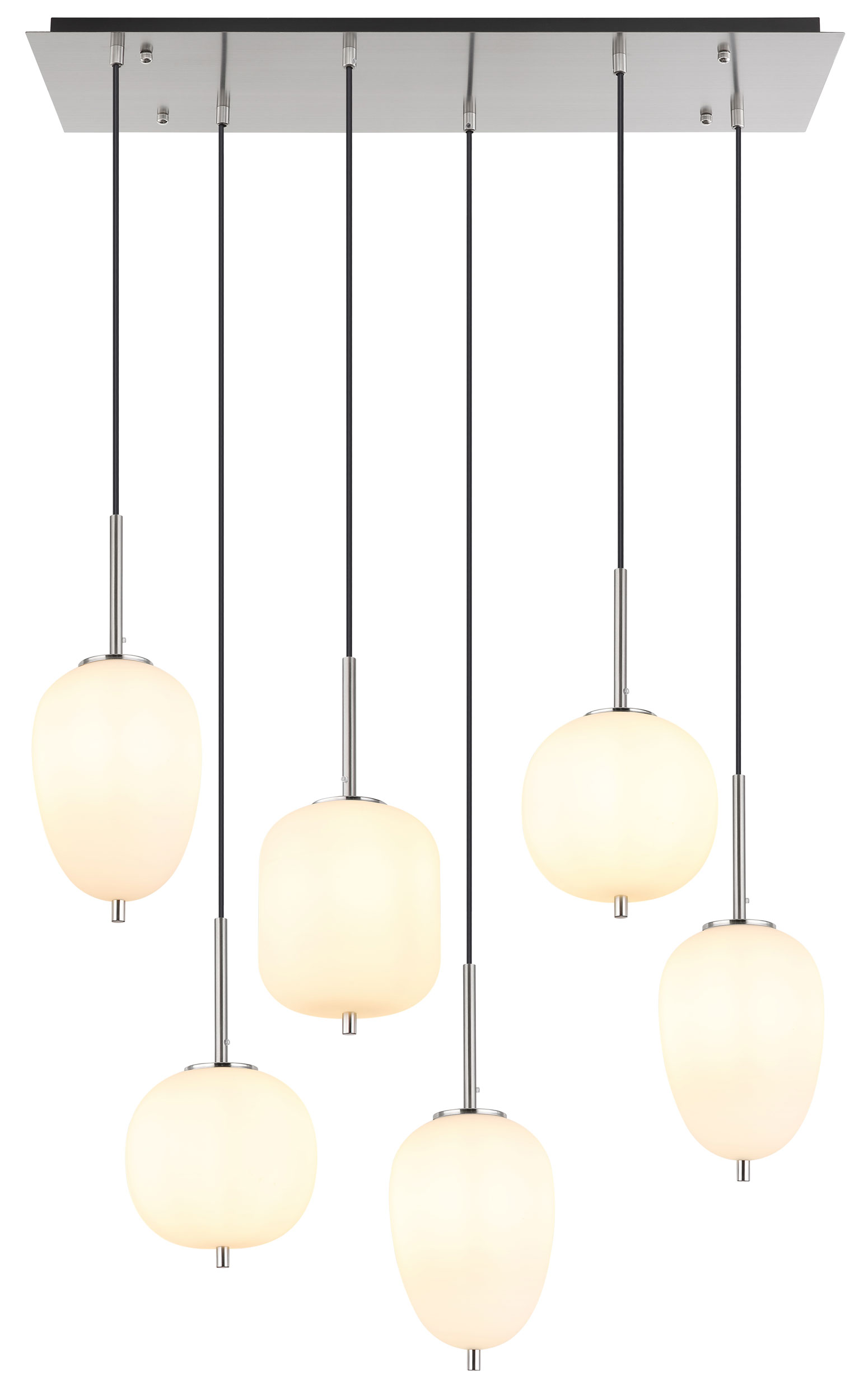 GloboLED-Pendelleuchte 6flg