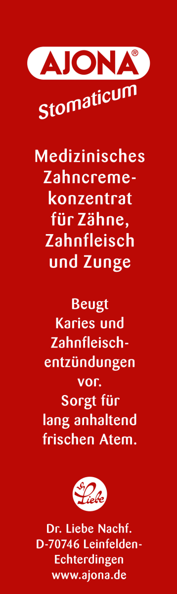 Zahnpasta Konzentrat fluoridfrei, 25 ml