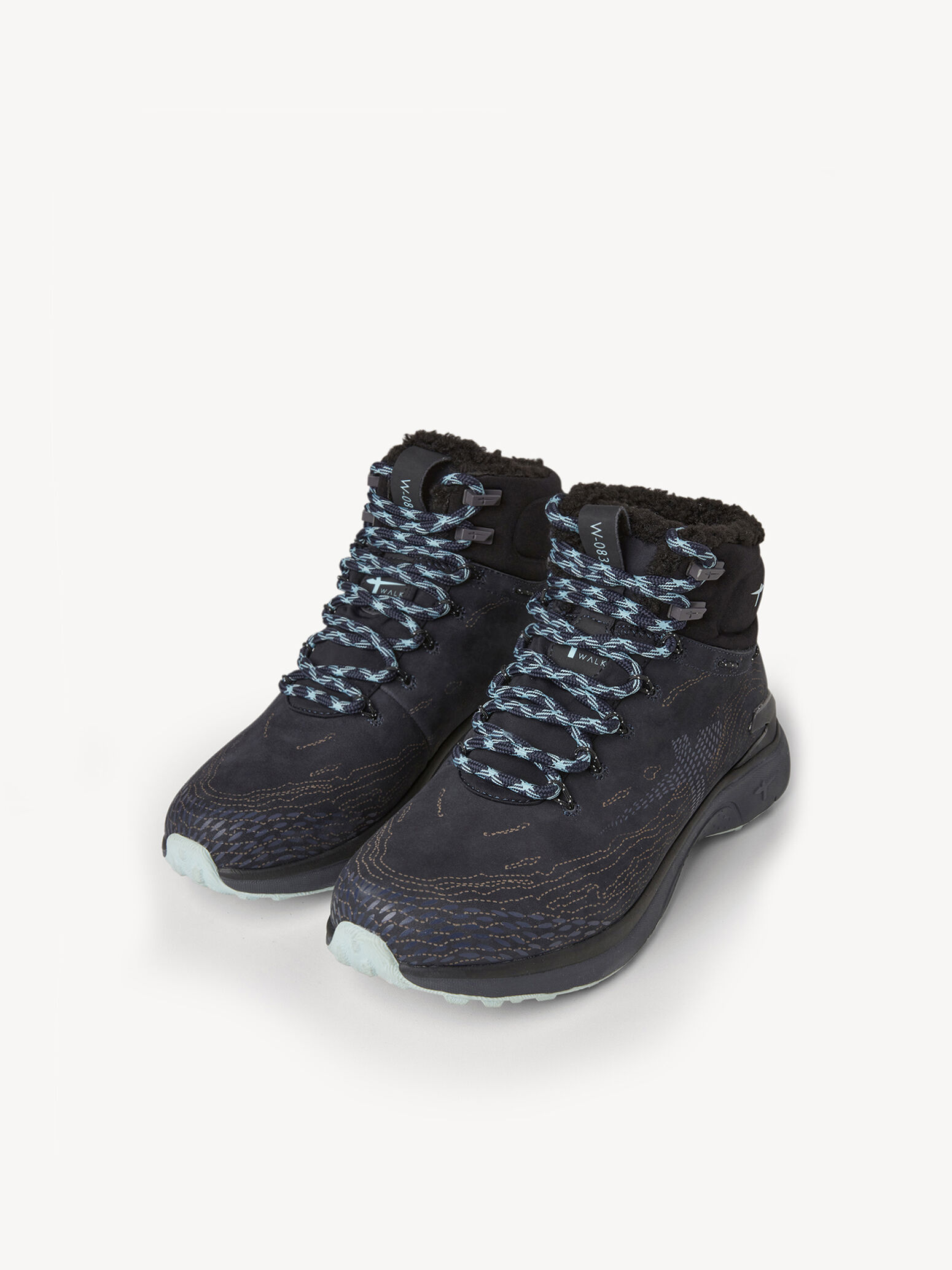 GORE-TEX Chaussure de randonnée W-0835 - bleu doublure chaude