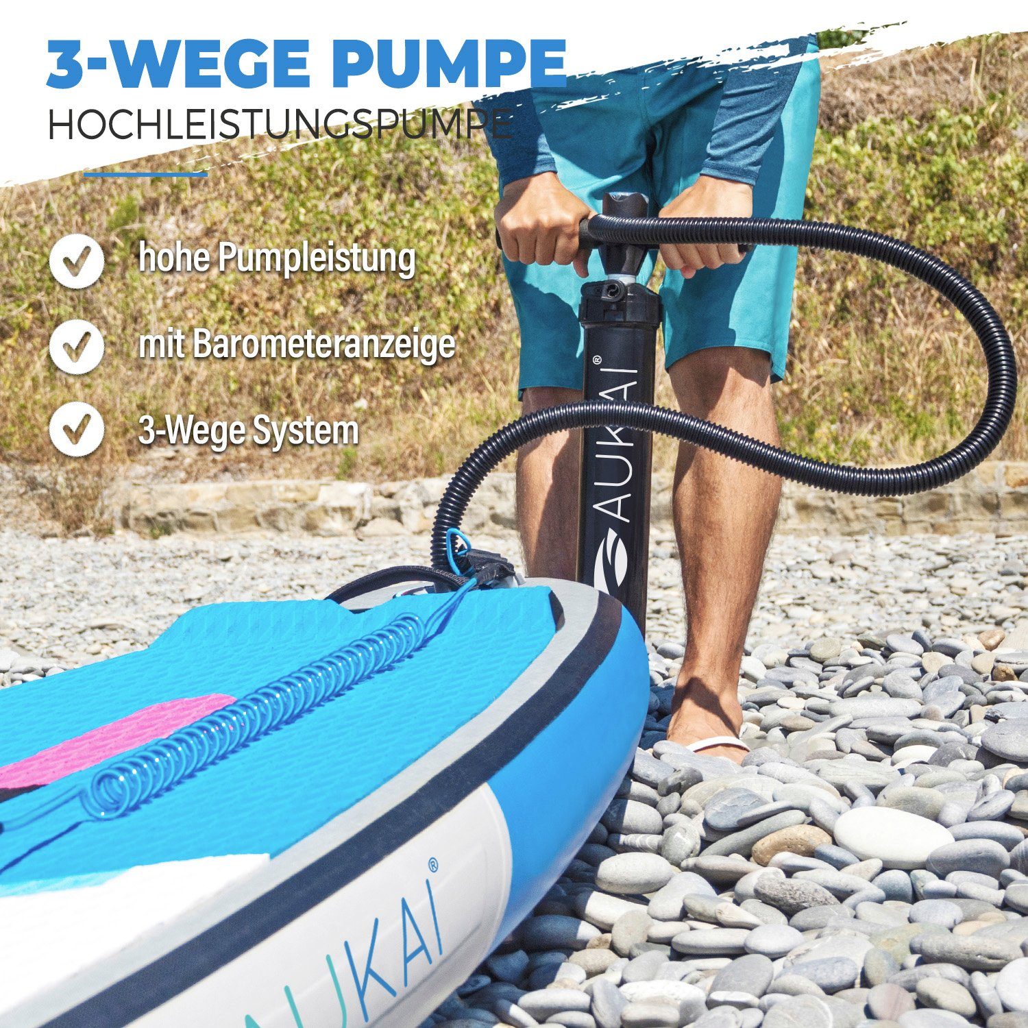 Aukai SUP-Board Stand Up Paddle Board 320cm 