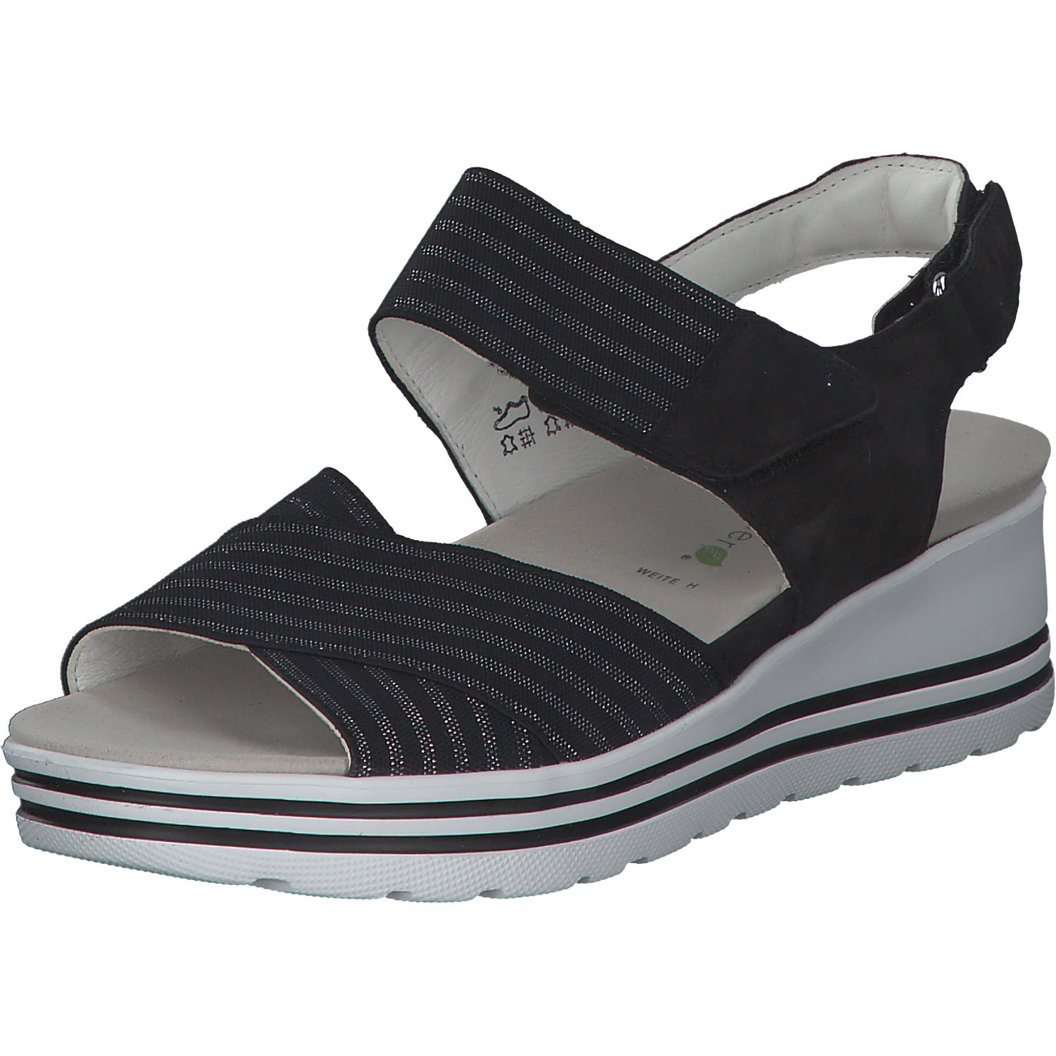 Waldläufer Michelle 728005, Klassische Sandalen, Damen, Schwarz