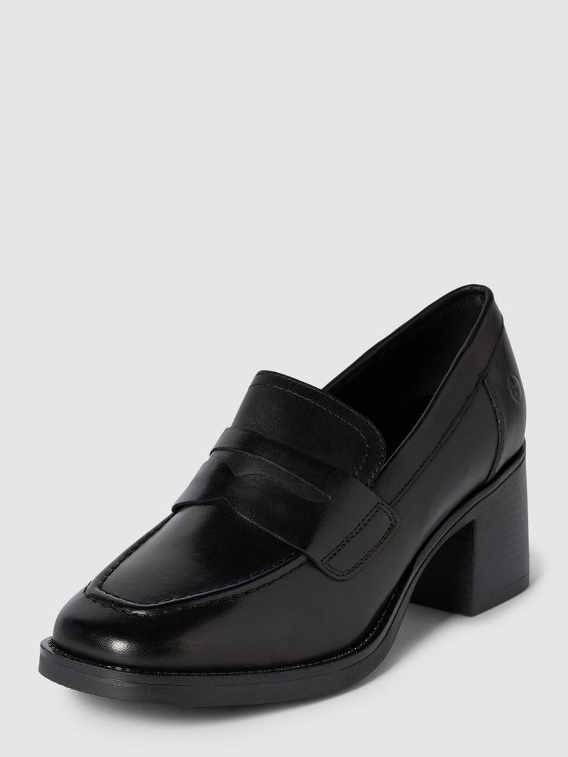 Loafer mit Schaftbrücke in schwarz