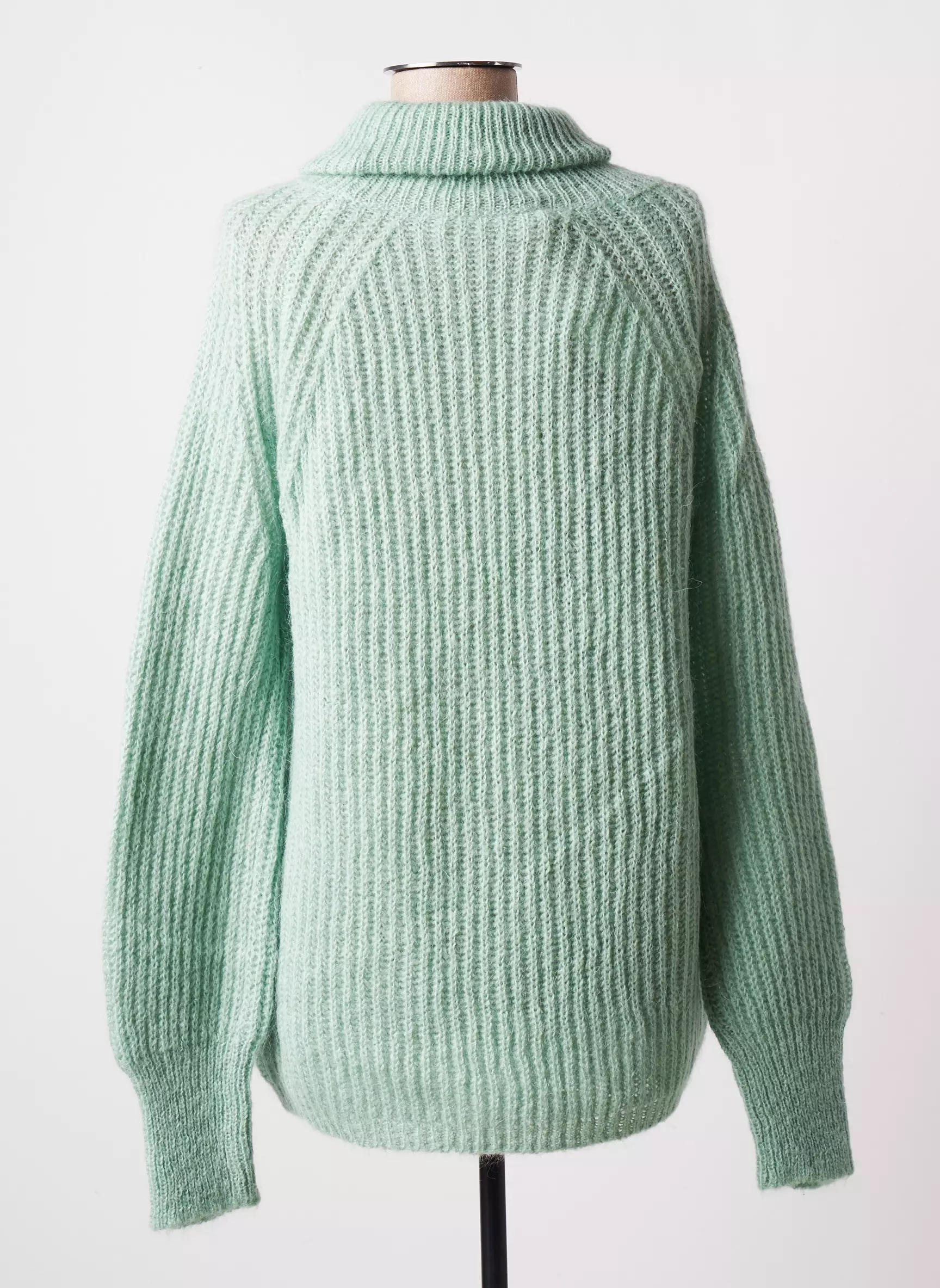 Blanc Boheme Pull Tuniques Femme couleur vert