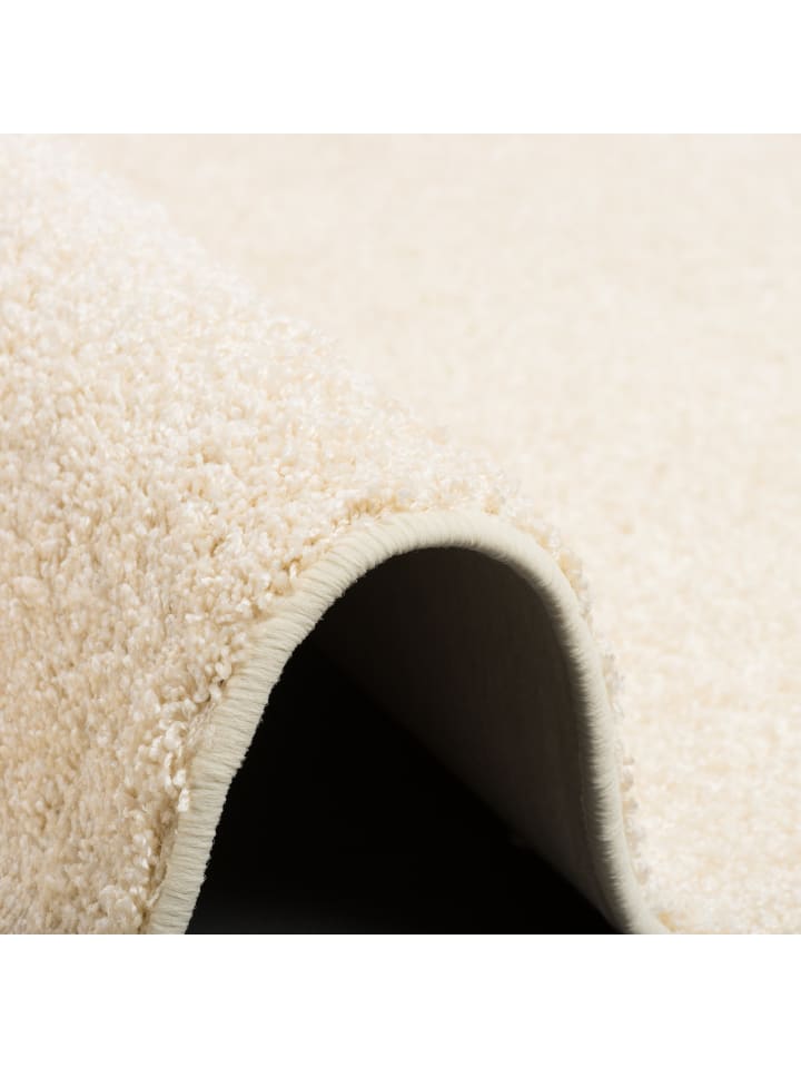 Snapstyle Hochflor Velours Teppich Läufer Mona in Creme günstig kaufen