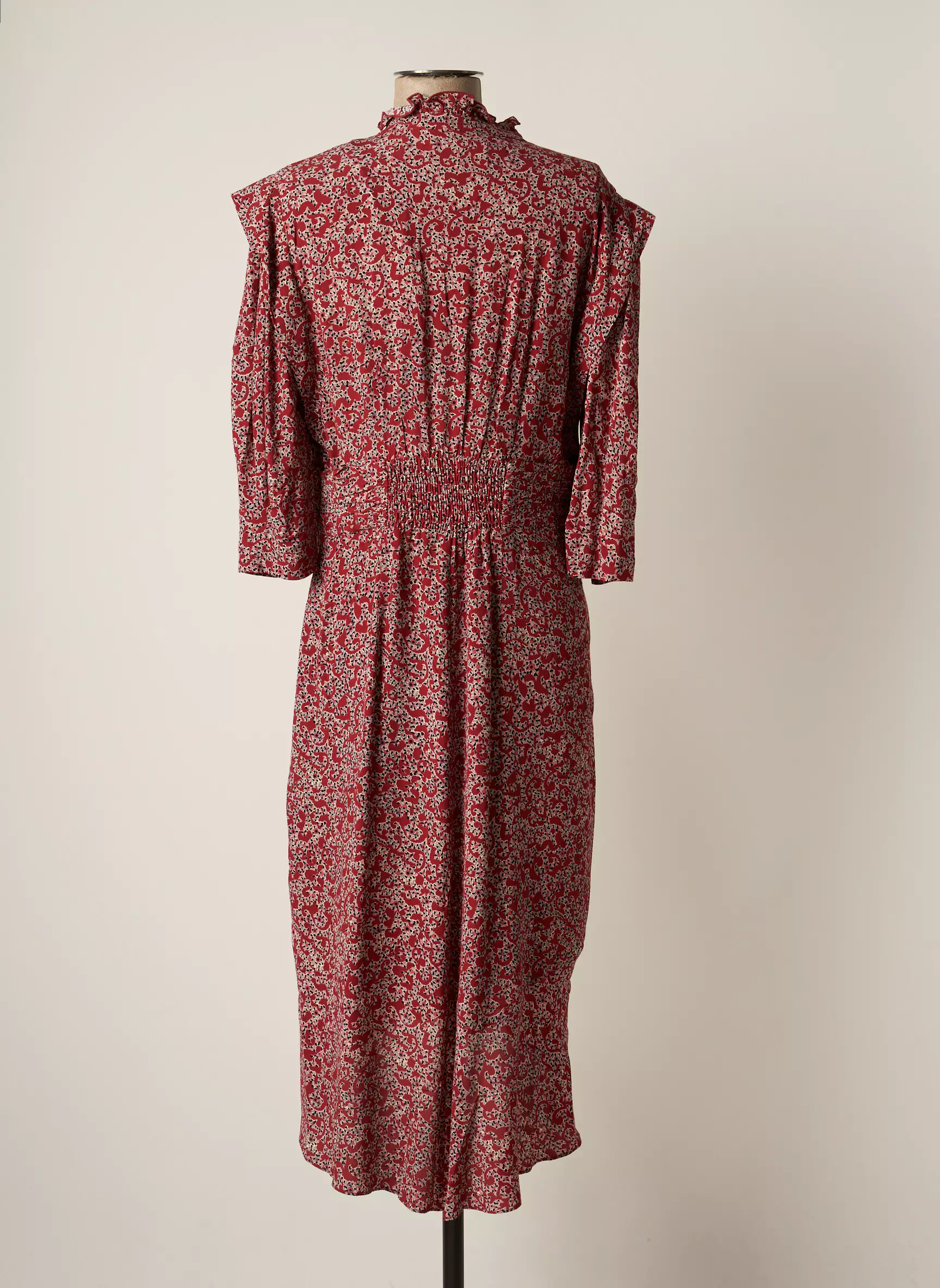 Ba Sh Robes Mi Longues Femme couleur rouge