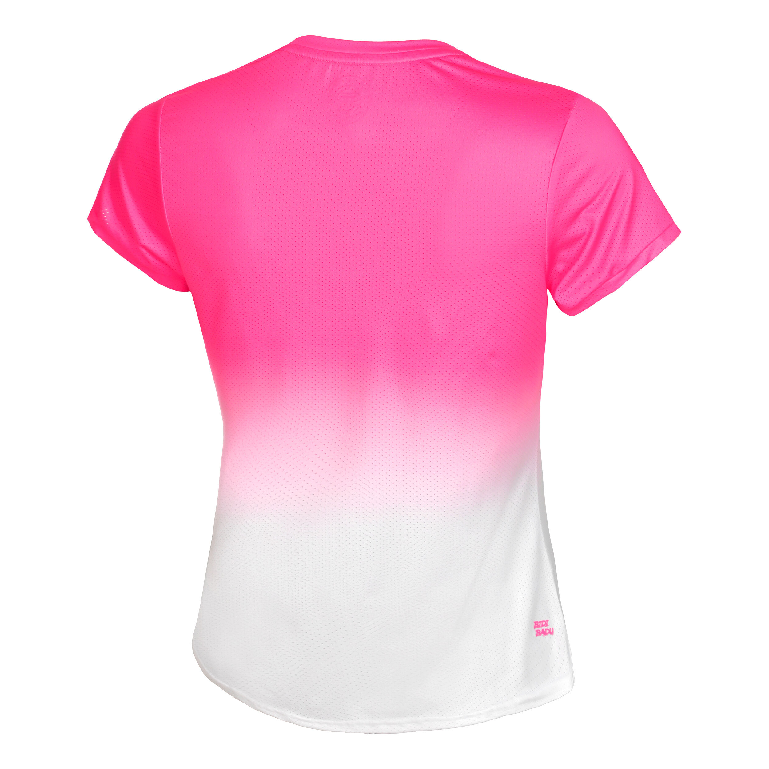 Crew Gradiant T-Shirt Damen - Pink, Weiß