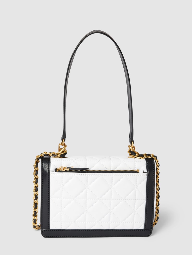 Crossbody Bag in Stepp-Optik Modell 'ABEY' in weiß
