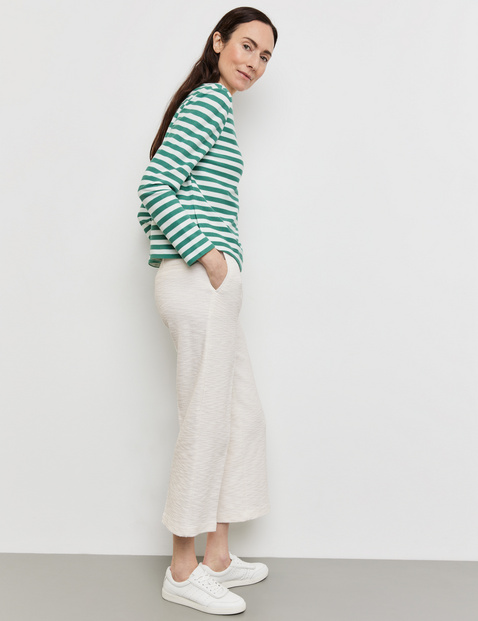 Gestreiftes Langarmshirt
