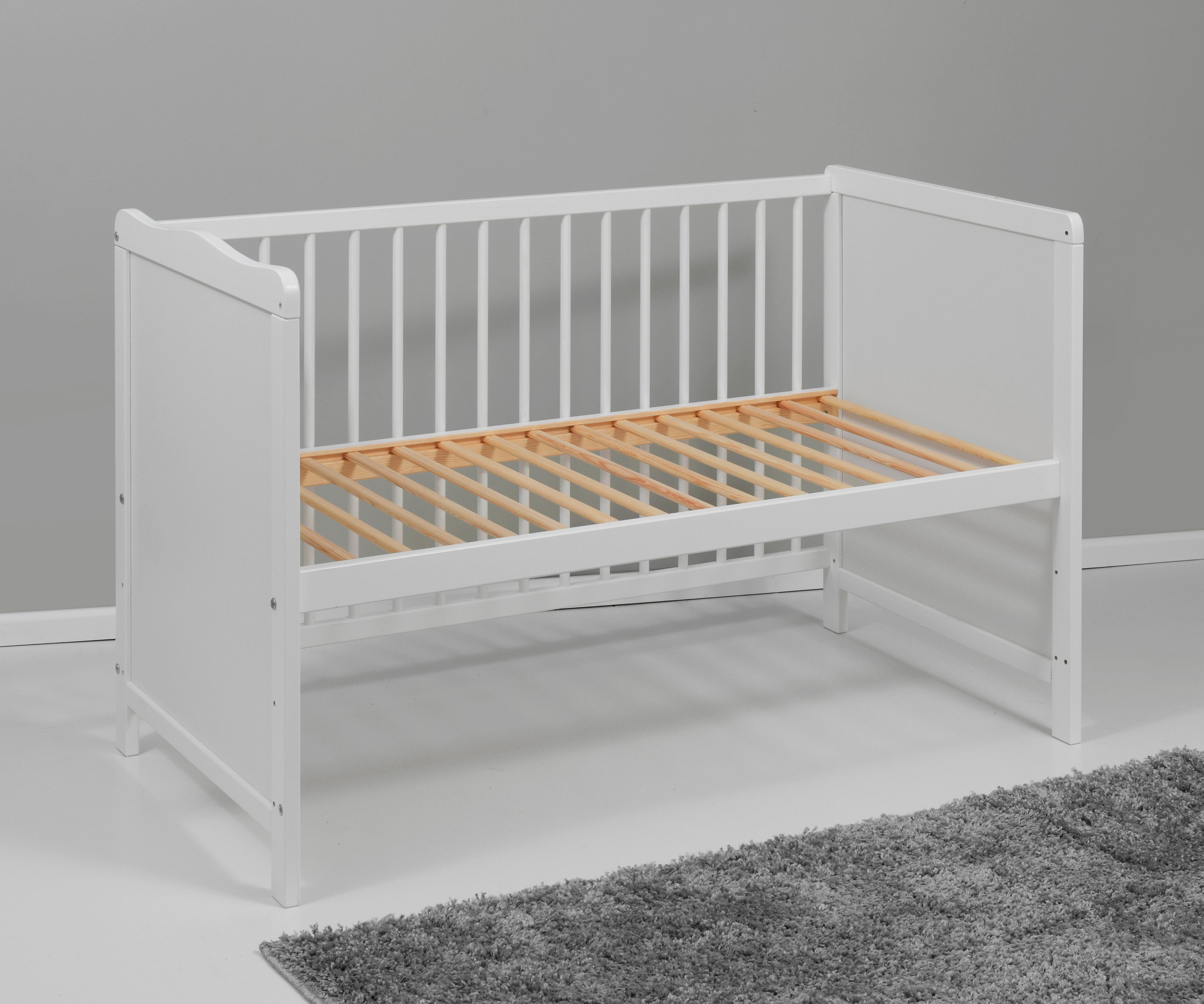 Lüttenhütt Babybett Lüttenhütt Bärchen, 4-tlg., mit Textilset, komplett in 2 Größen