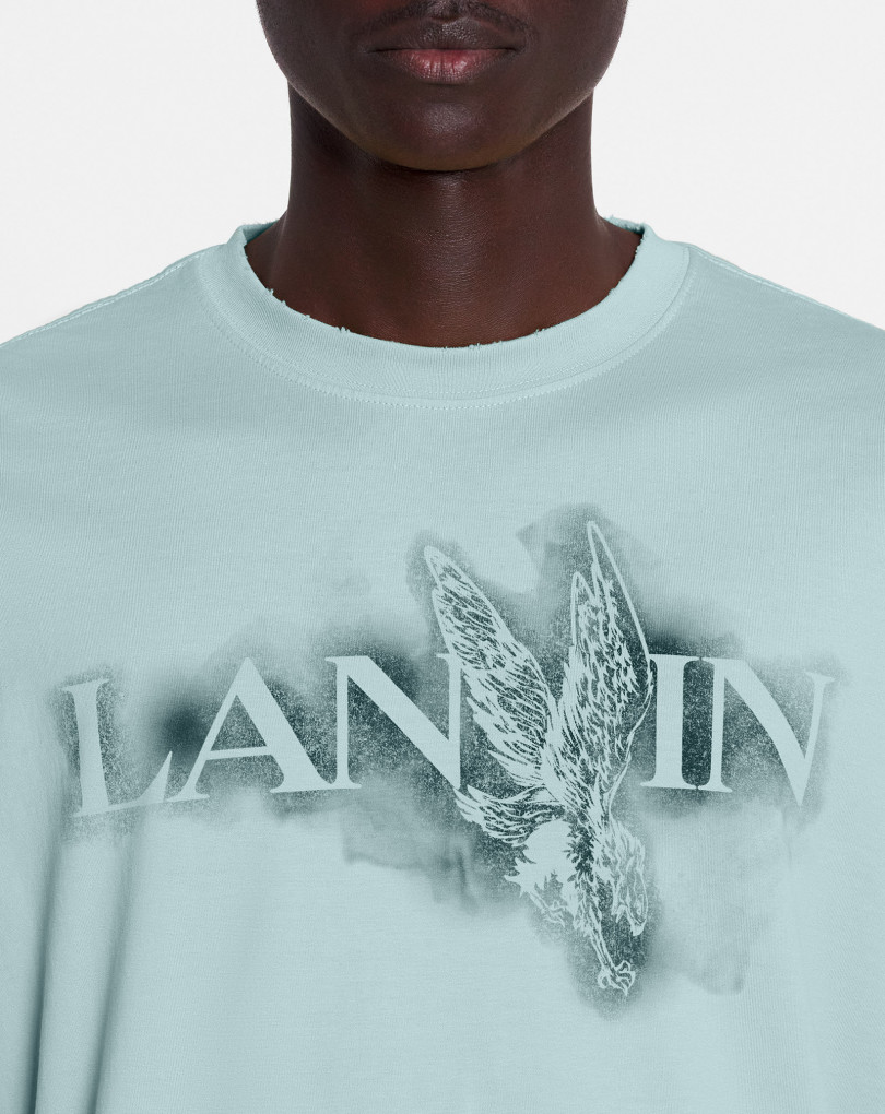 T-SHIRT CLASSIQUE IMPRIMÉ AIGLE LANVIN X FUTURE