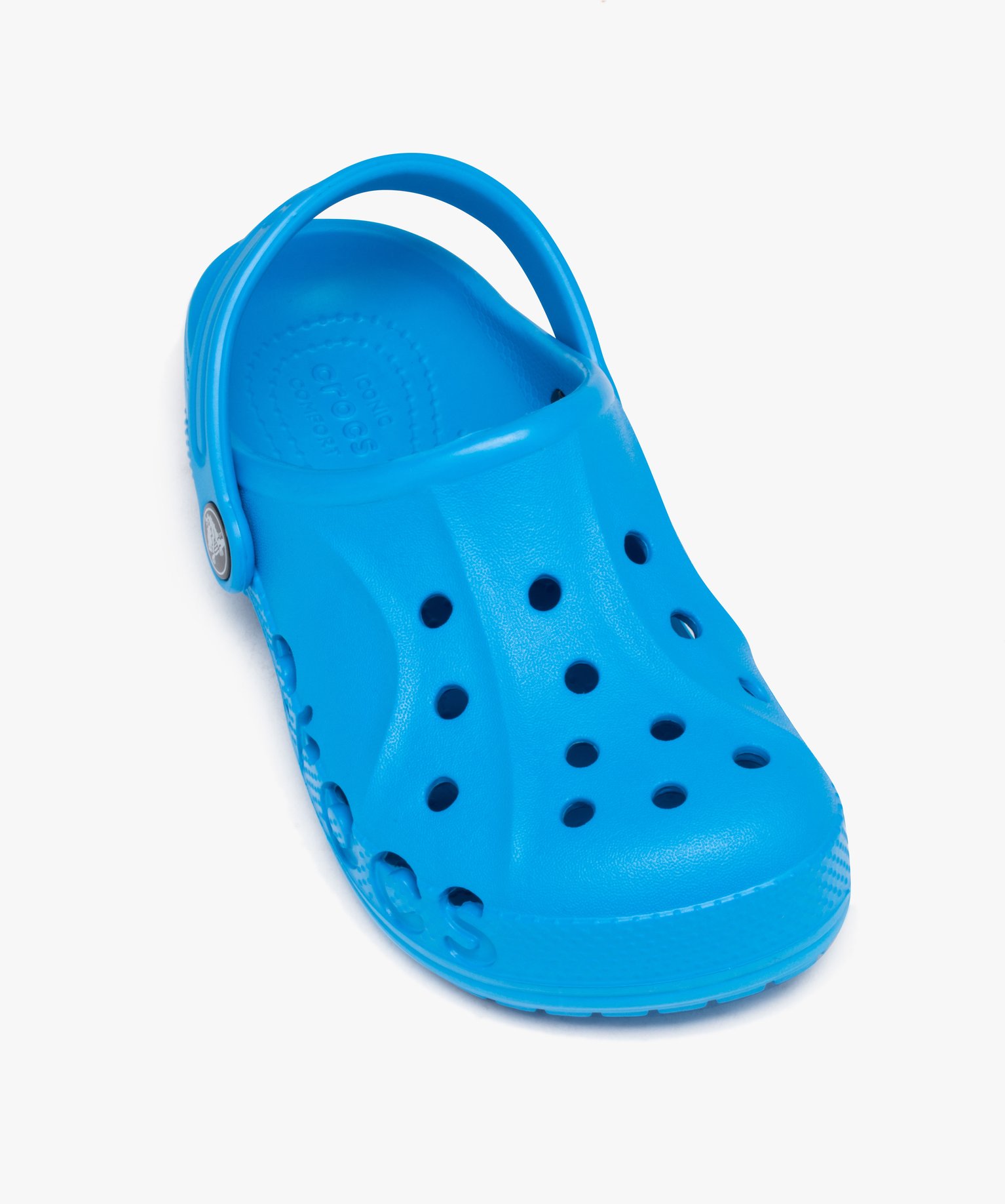 Sabots souples Garçon unis avec perforations - Crocs bleu | GEMO