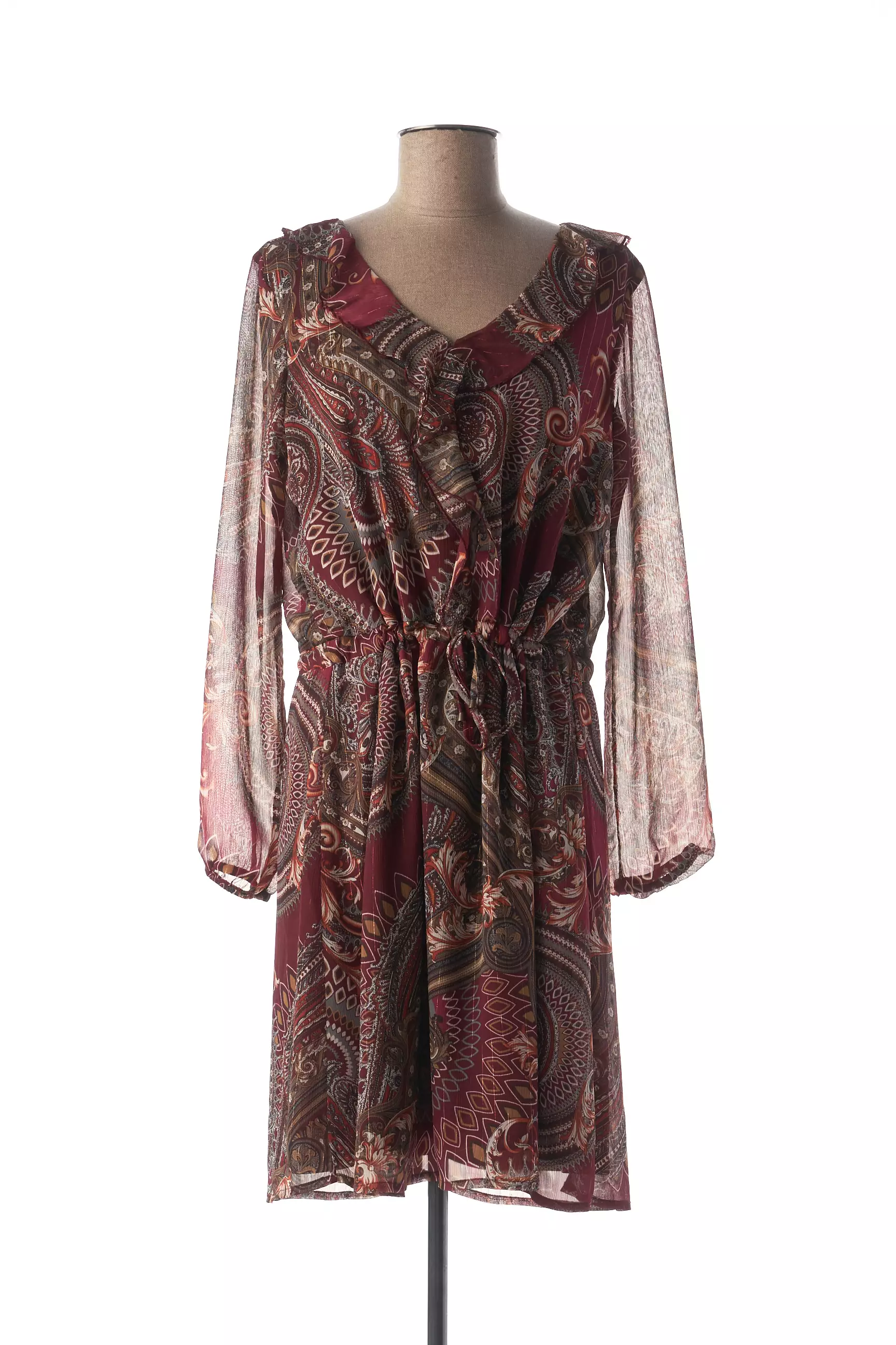 Diane Laury Robes Mi Longues Femme couleur rouge