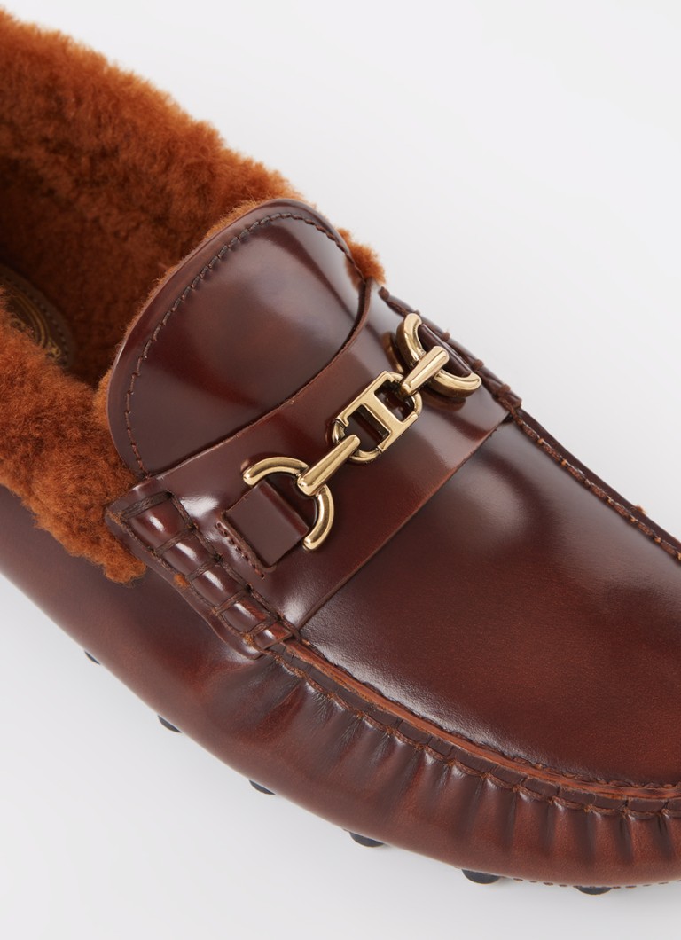 Tod's Gommino Macro-mokkasin laget av saueskinn