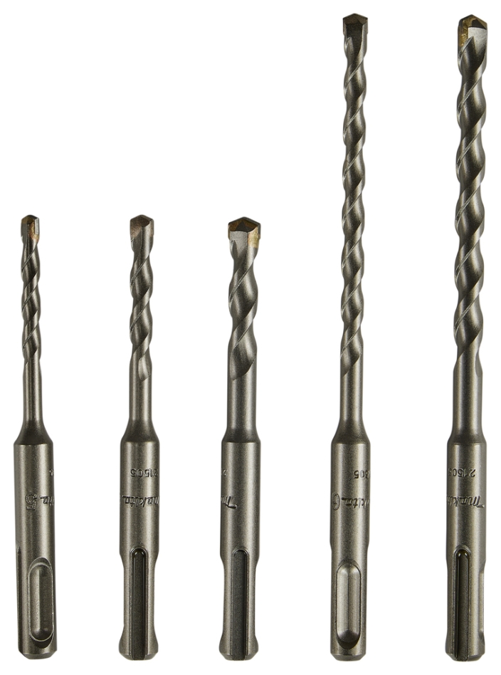 Makita Zubehör D-40593 SDS-Plus Betonbohrer-Set 10-teilig