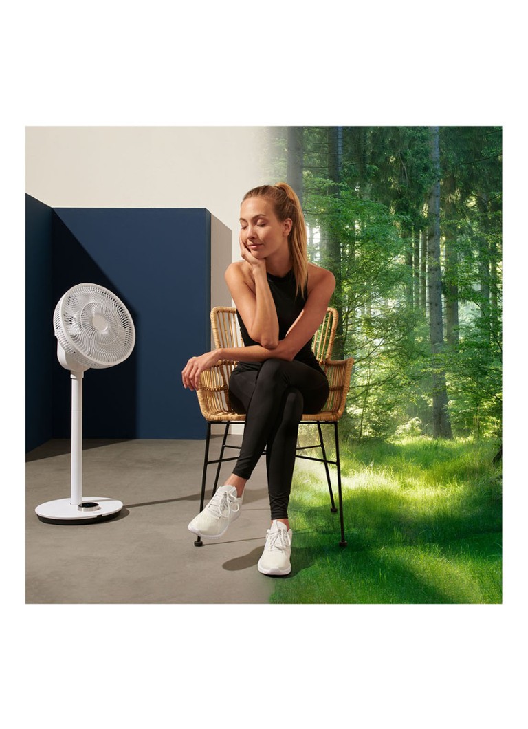 Duux Whisper Flex Smart adjustable floor fan with battery, 88 cm
