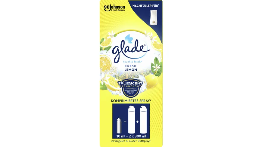 Glade Touch & Fresh Minispray Nachfüller Fresh Lemon 10 ml