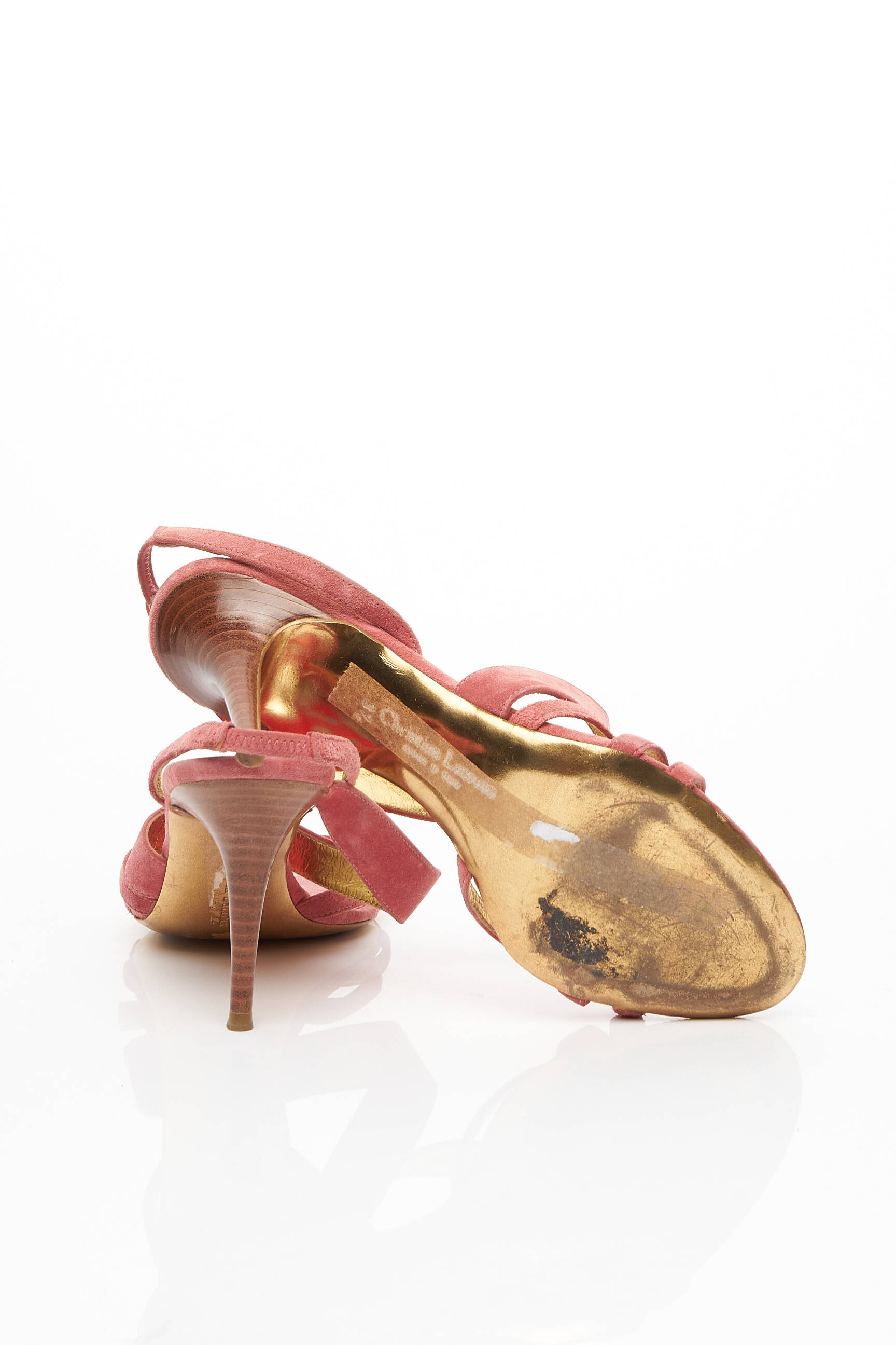 Christian Lacroix Sandales Nu Pieds Femme couleur rose