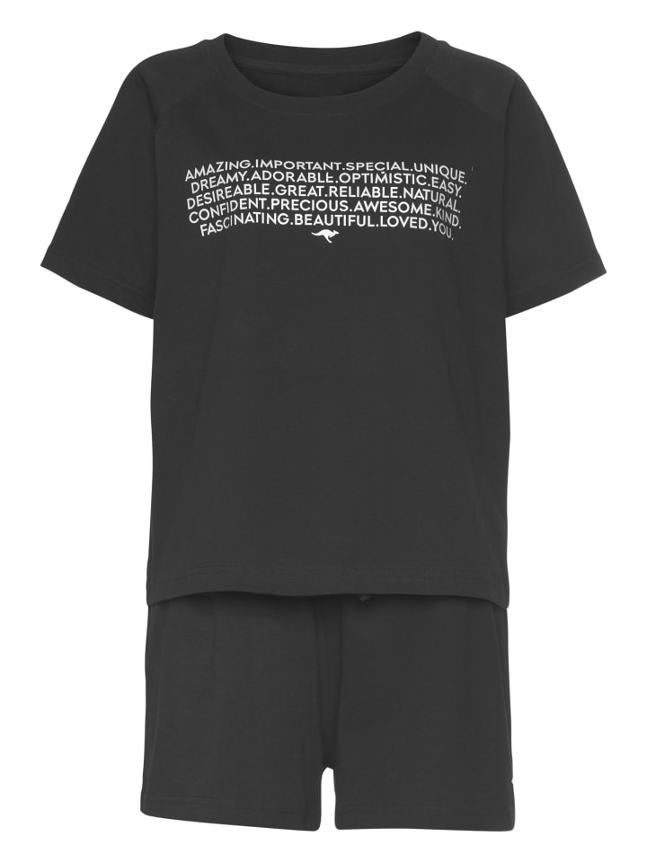 Kangaroos Shorty in schwarz günstig kaufen
