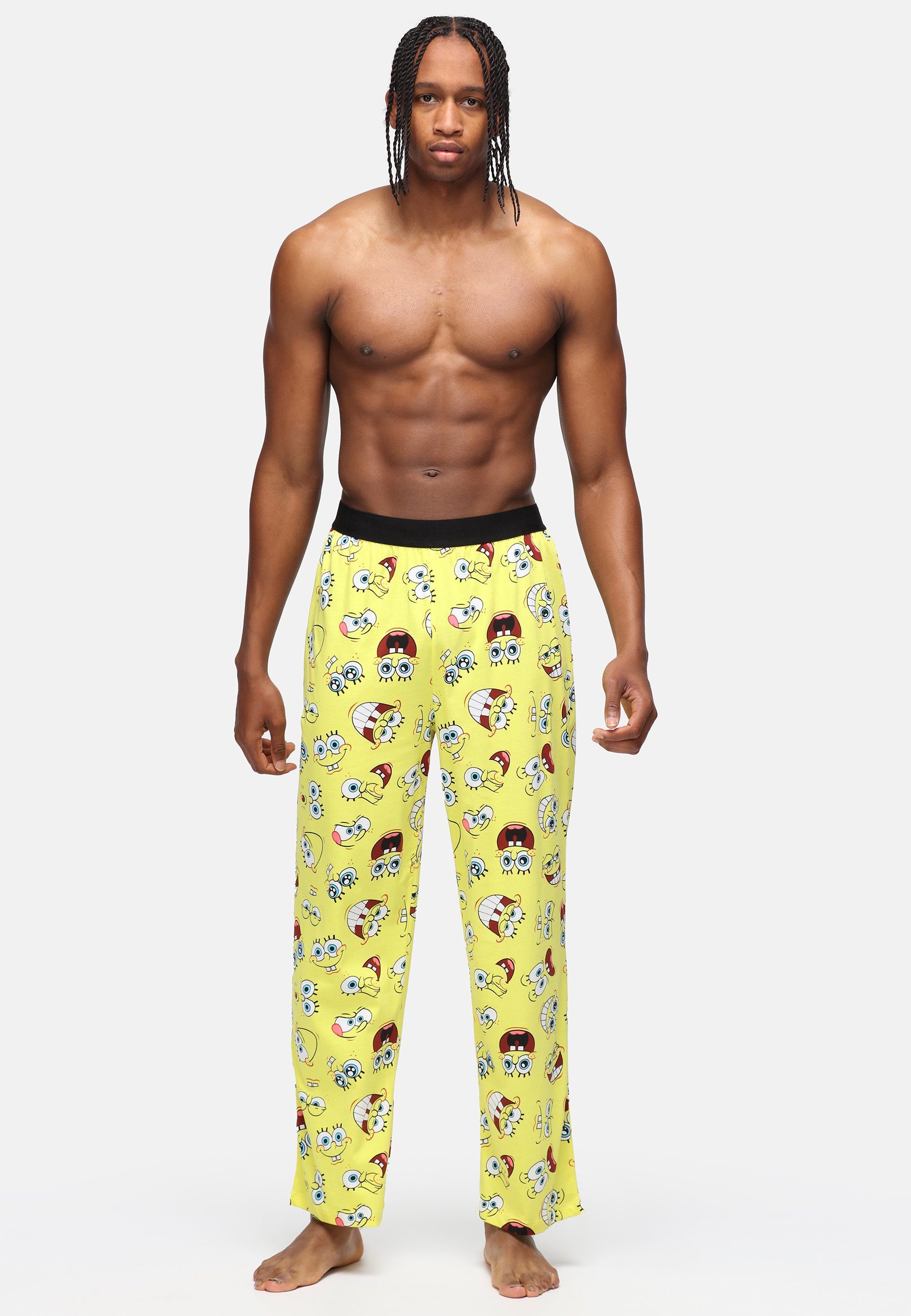 Recovered Loungepants Lounge Pant - Spongebob Character Features - yellow
