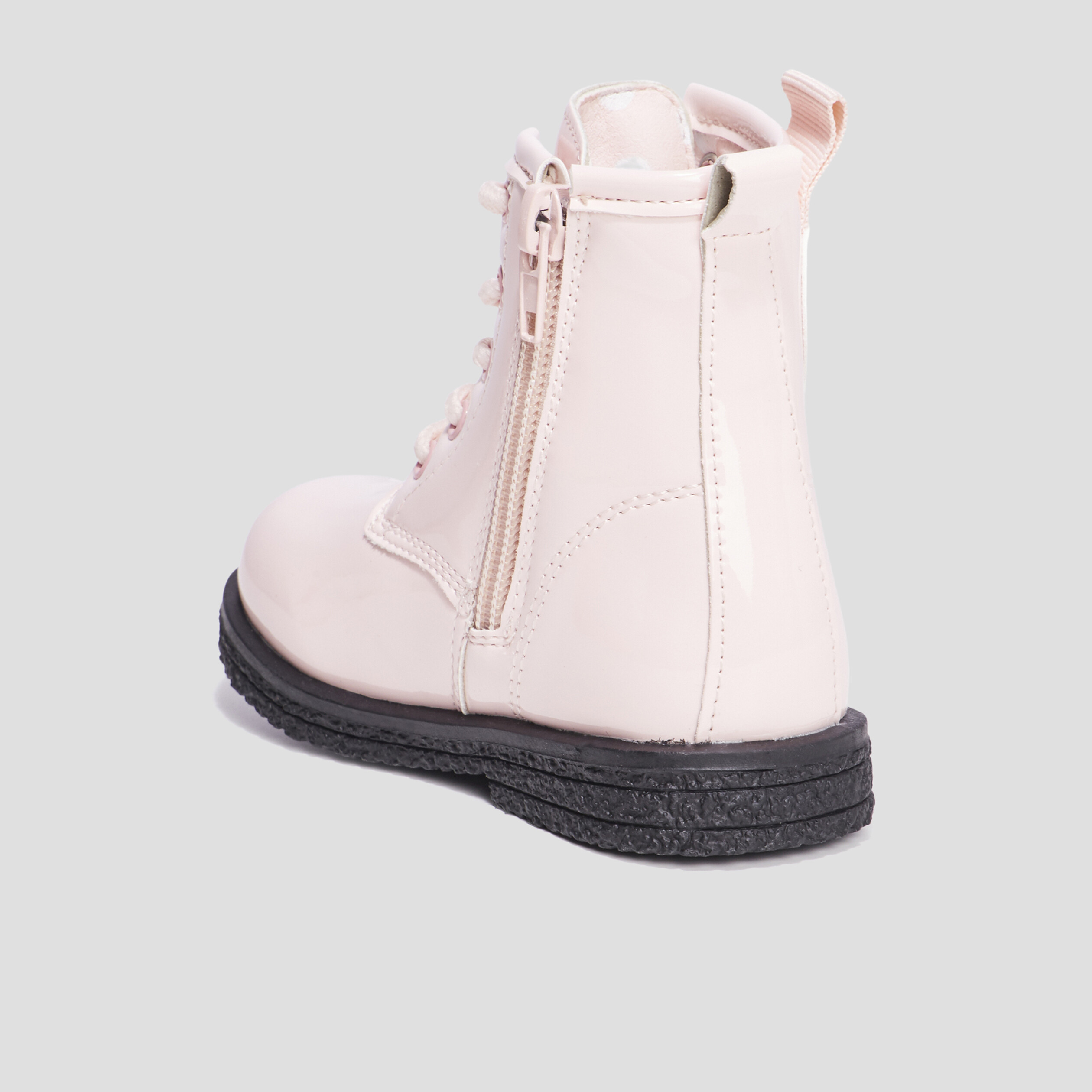 Bottines vernies zippées Minnie rose bébé fille | La Halle