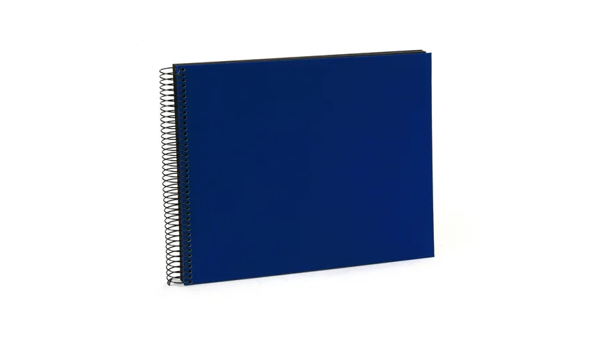 goldbuch Spiralalbum Bella Vista blau mit schwarzen Seiten, 30x34 cm