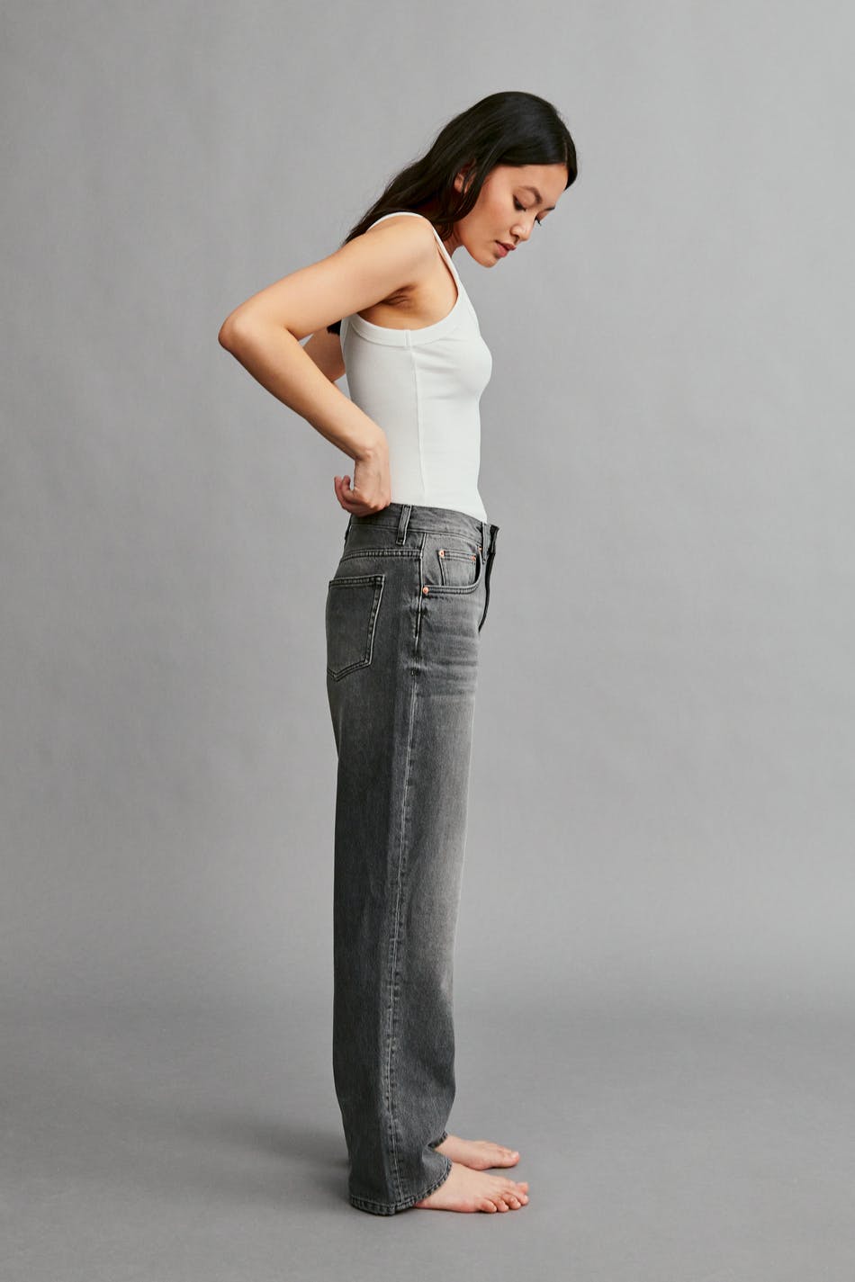 Boyfriend low jeans