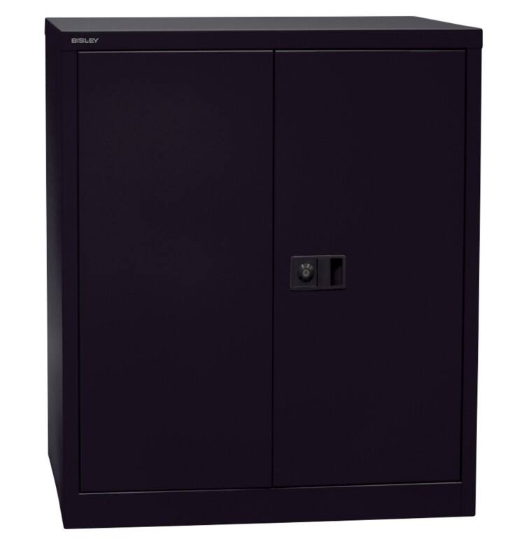 Bisley Flügeltürenschrank Universal Schwarz 914 x 400 x 1.000 mm