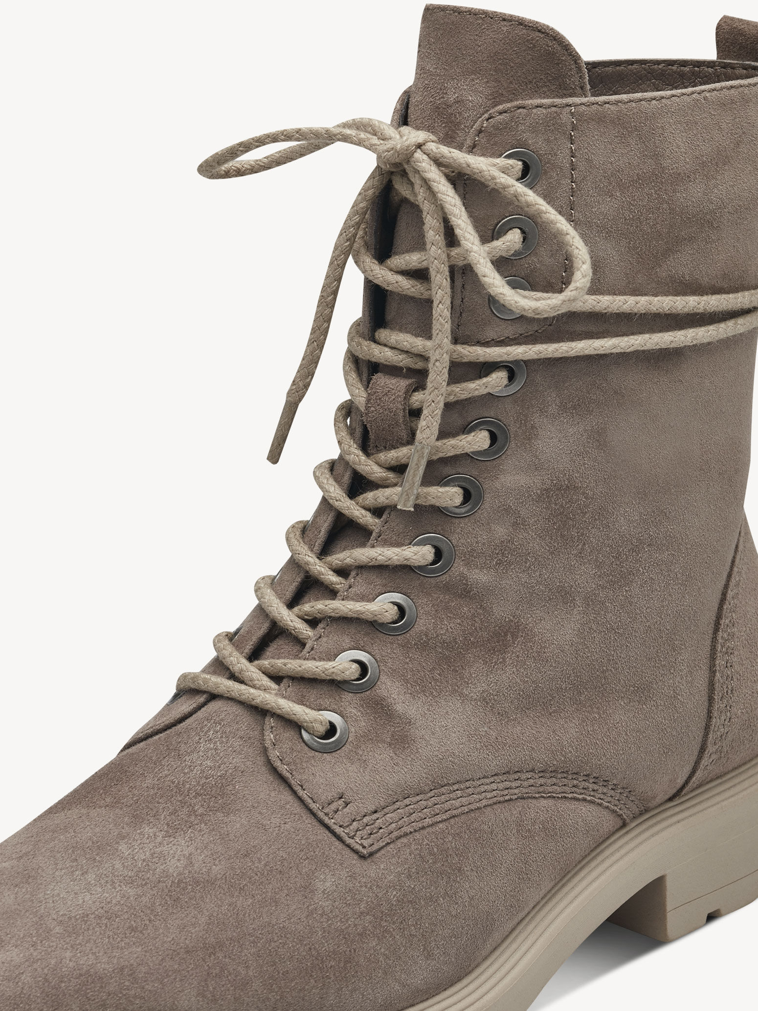 Bottine en cuir - gris