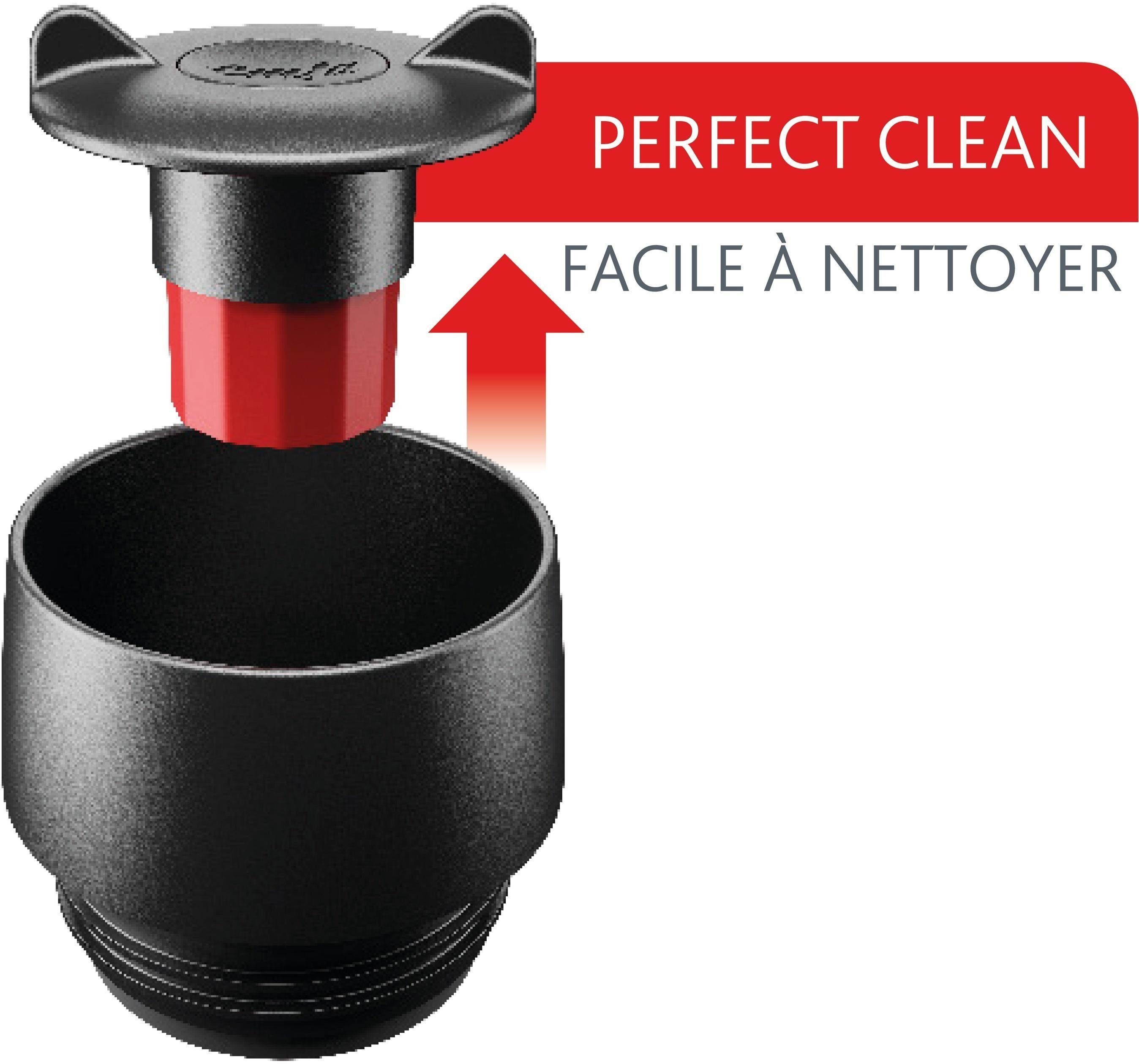 Emsa Thermobecher Travel Mug, Edelstahl, Edelstahl, 360°Trinköffnung, 4h heiß/8h kalt, 360 ml