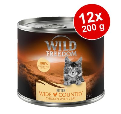 Sparpaket Wild Freedom Kitten 12 x 200 g