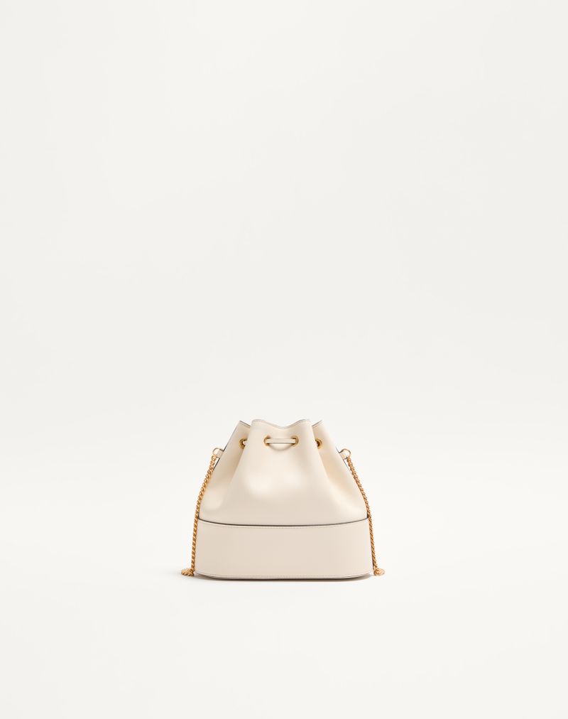 VLogo Signature Mini Nappa Bucket Bag