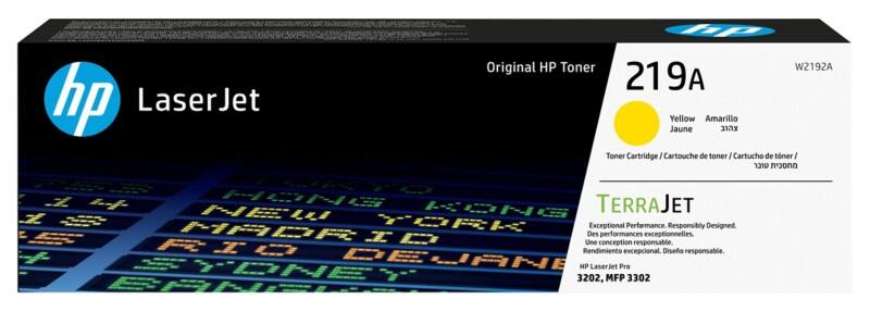 HP 219A Original Tonerkartusche W2192A Gelb