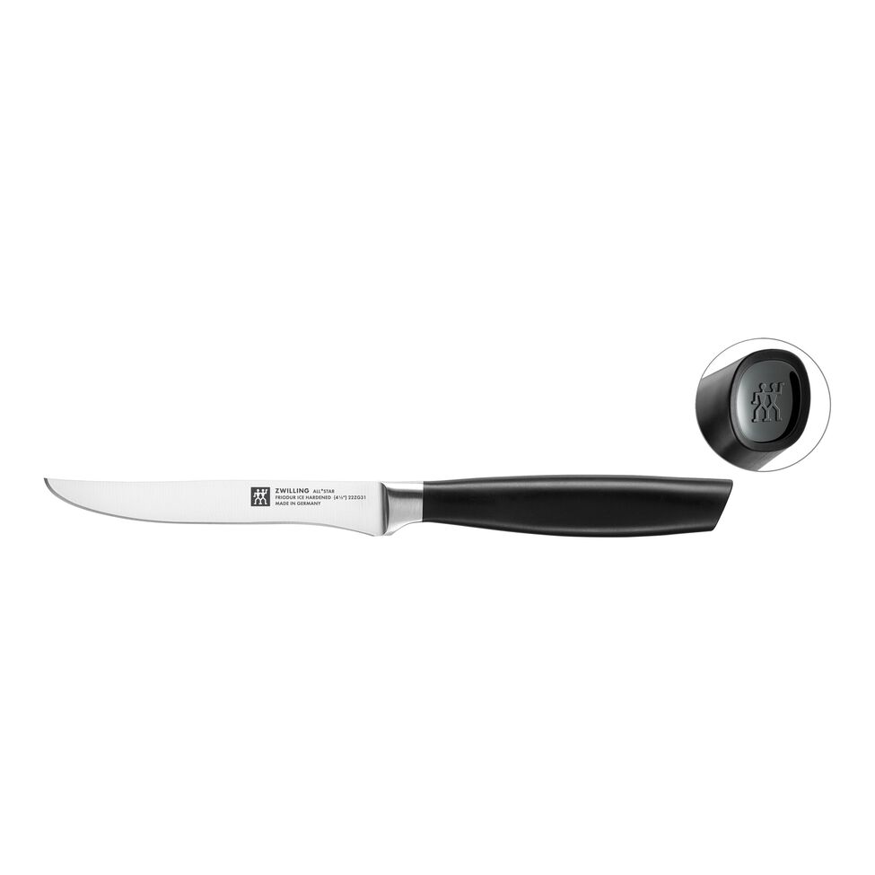 Steakmesser 12 cm, Schwarz