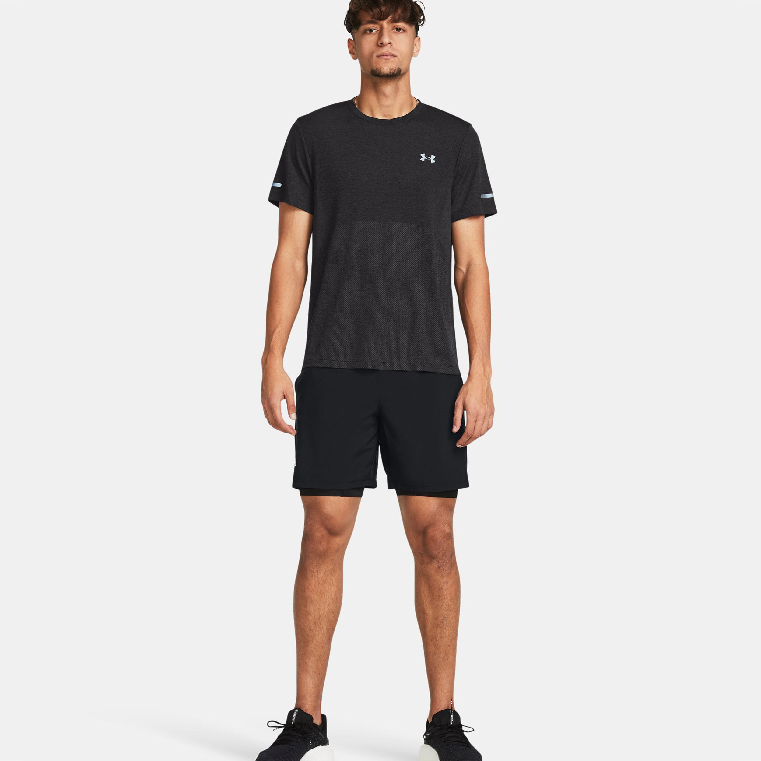 Launch 5 Inch 2-in-1 Shorts Herren - Schwarz