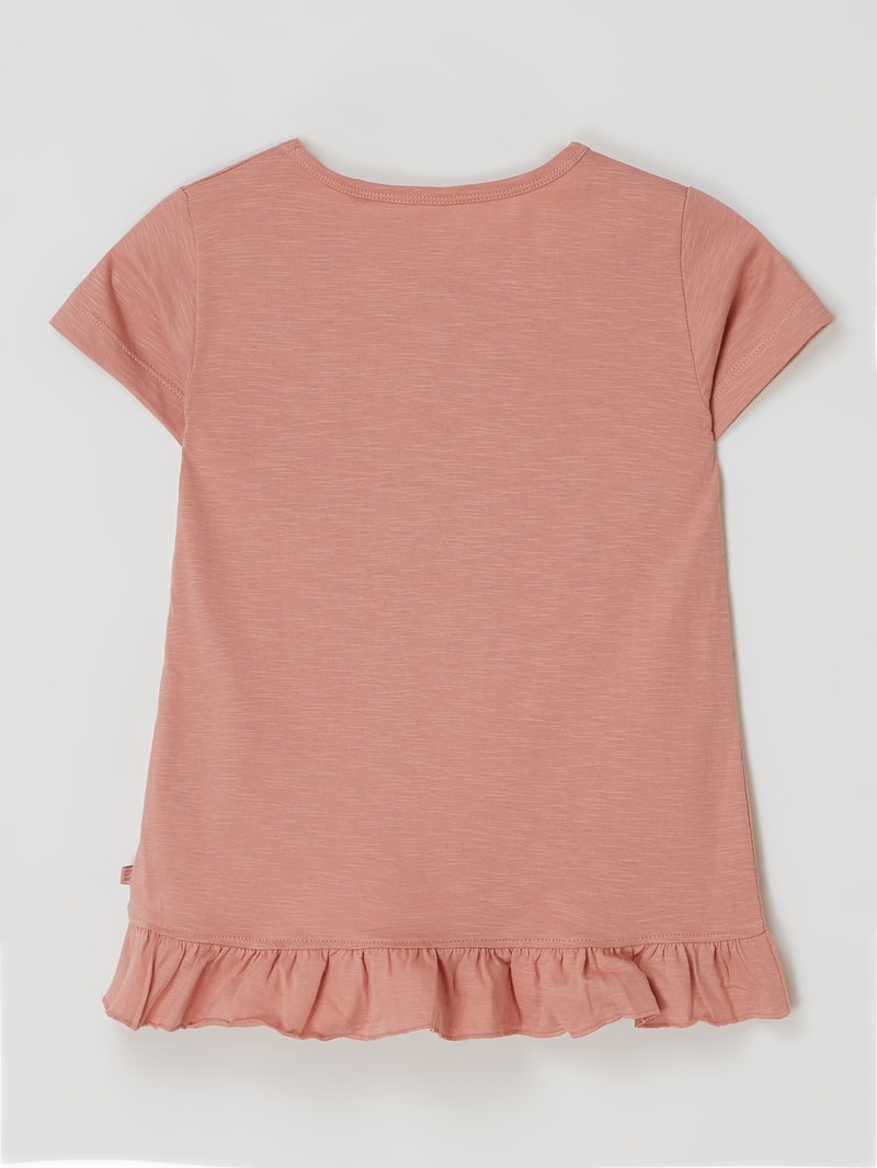T-Shirt mit Print in rosé